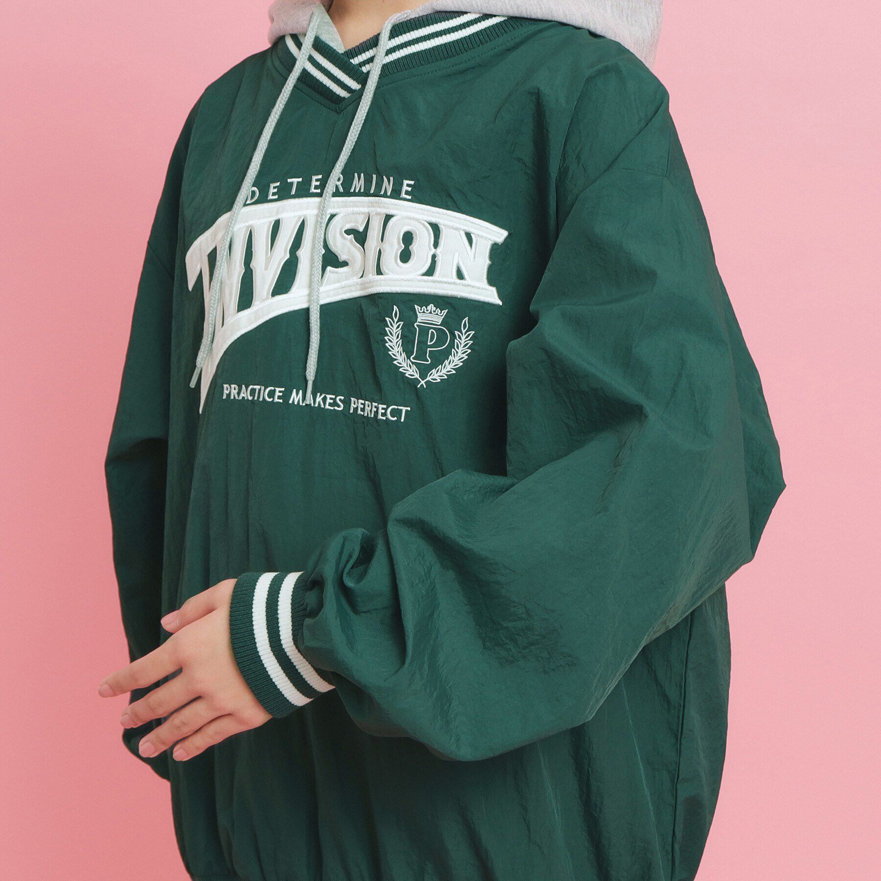 PINK-latte「フード付きコットンパーカ」|パーカー|