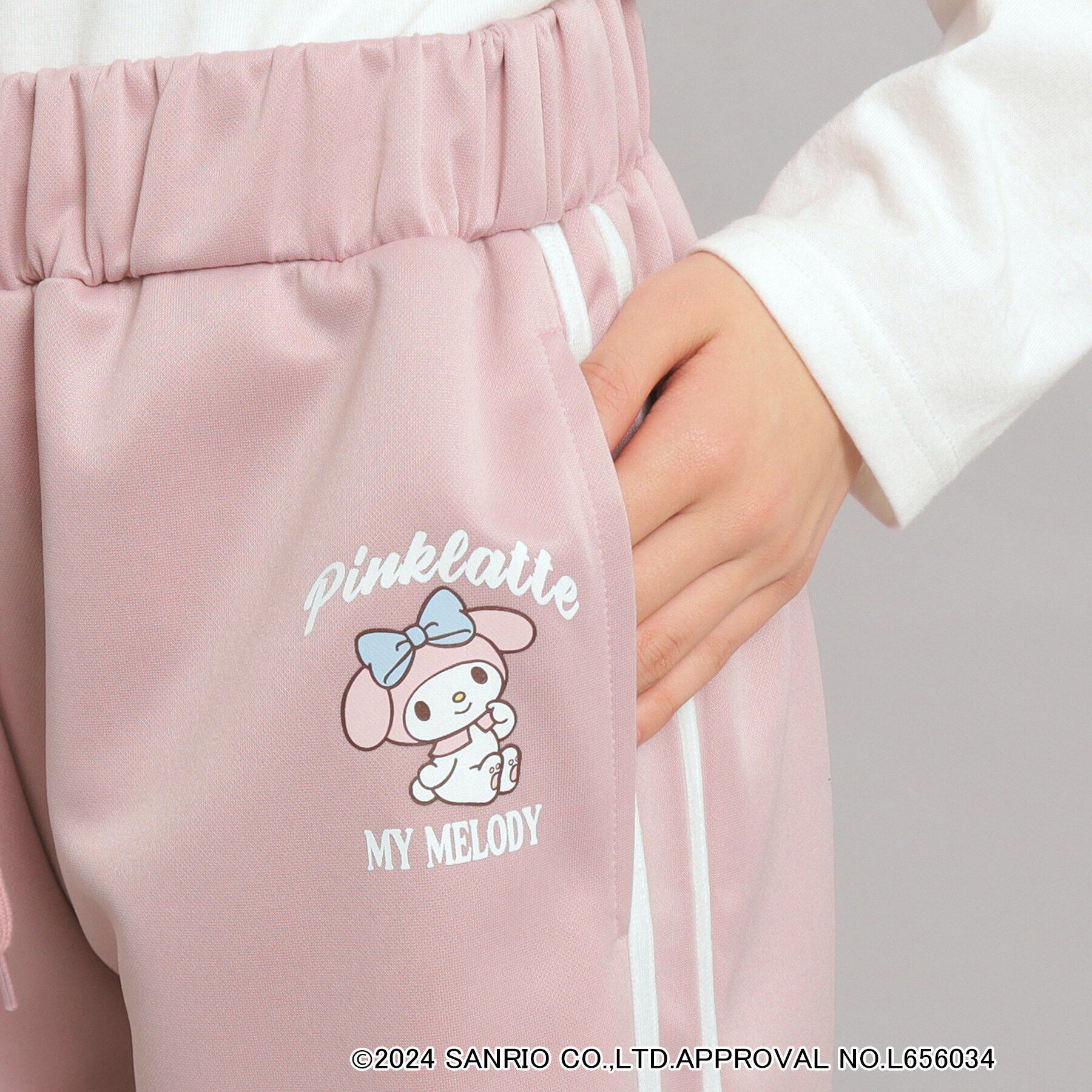 PINK-latte「【サンリオキャラクターズコラボ】サイドラインパンツ」|その他|