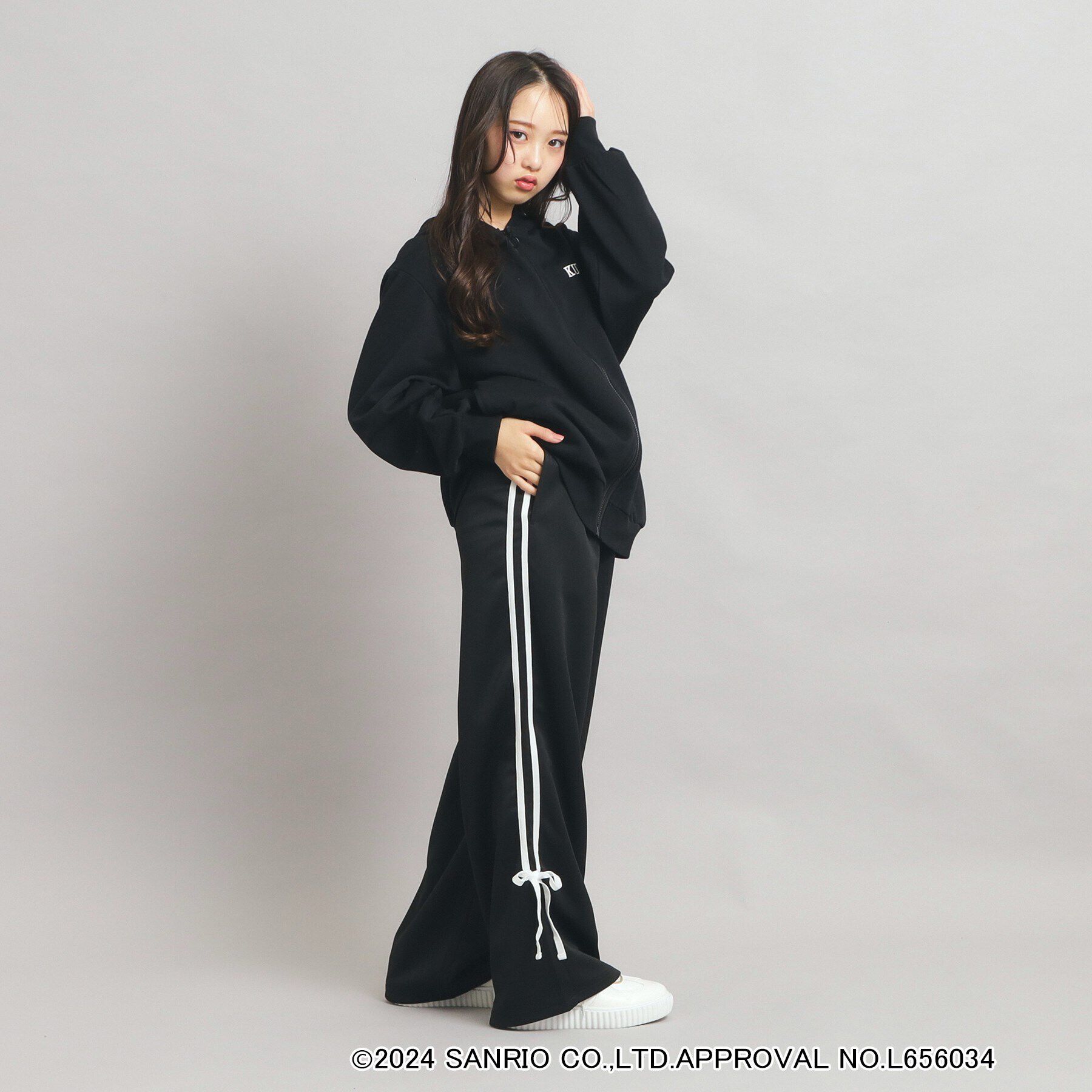 PINK-latte「【サンリオキャラクターズコラボ】サイドラインパンツ」|その他|