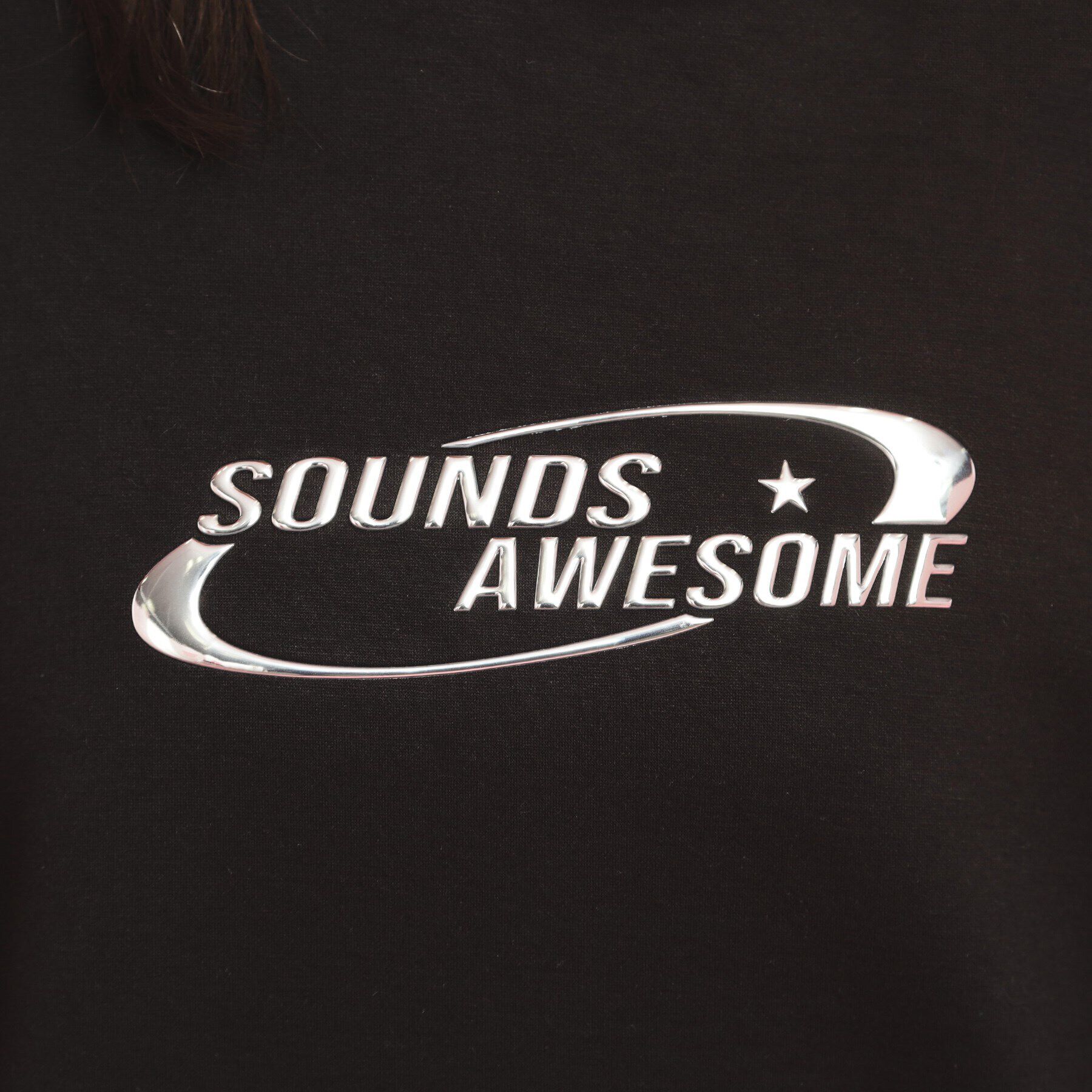 PINK-latte「シルバーワッペンポンチパーカ」|パーカー|