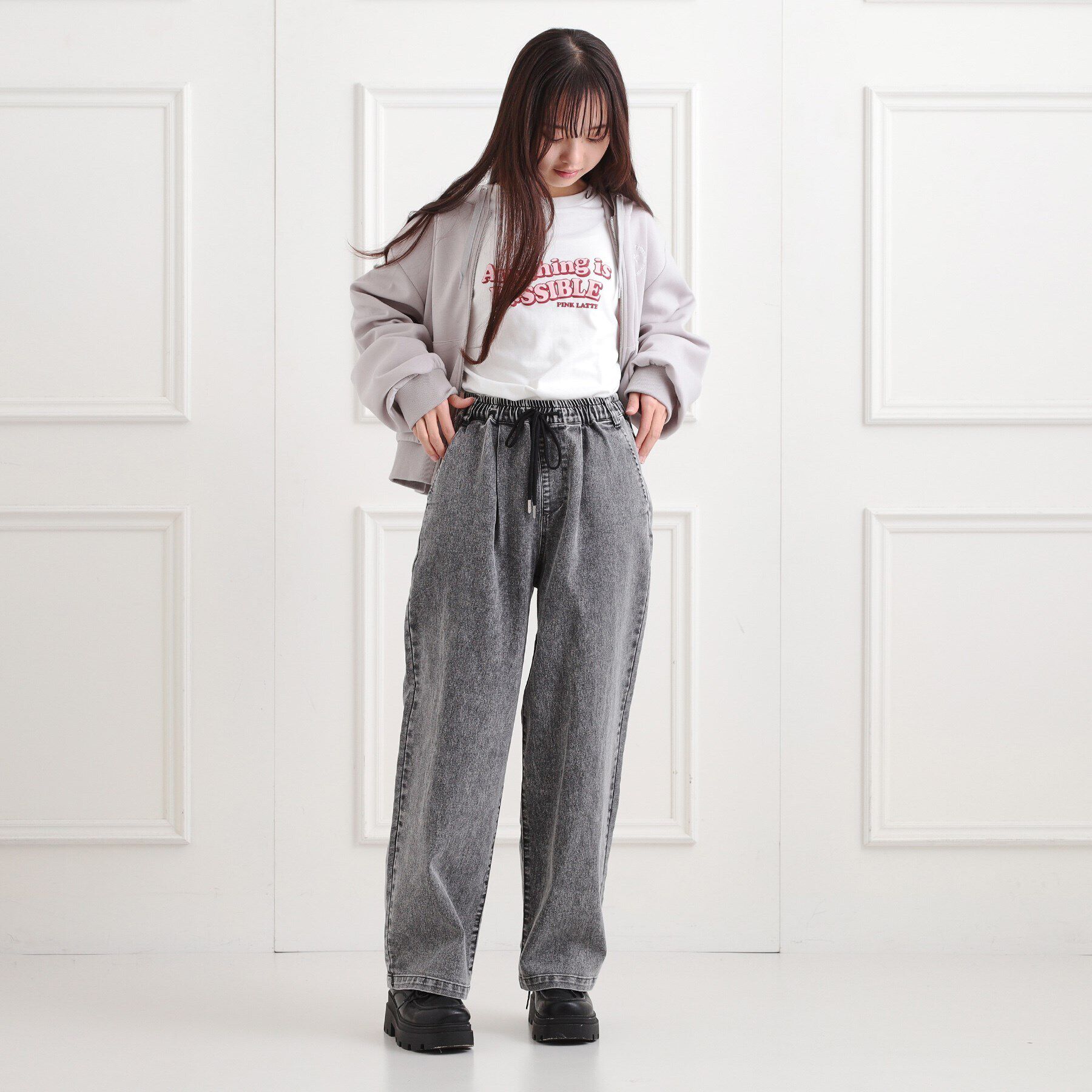 PINK-latte「イージーロングパンツ」|その他|