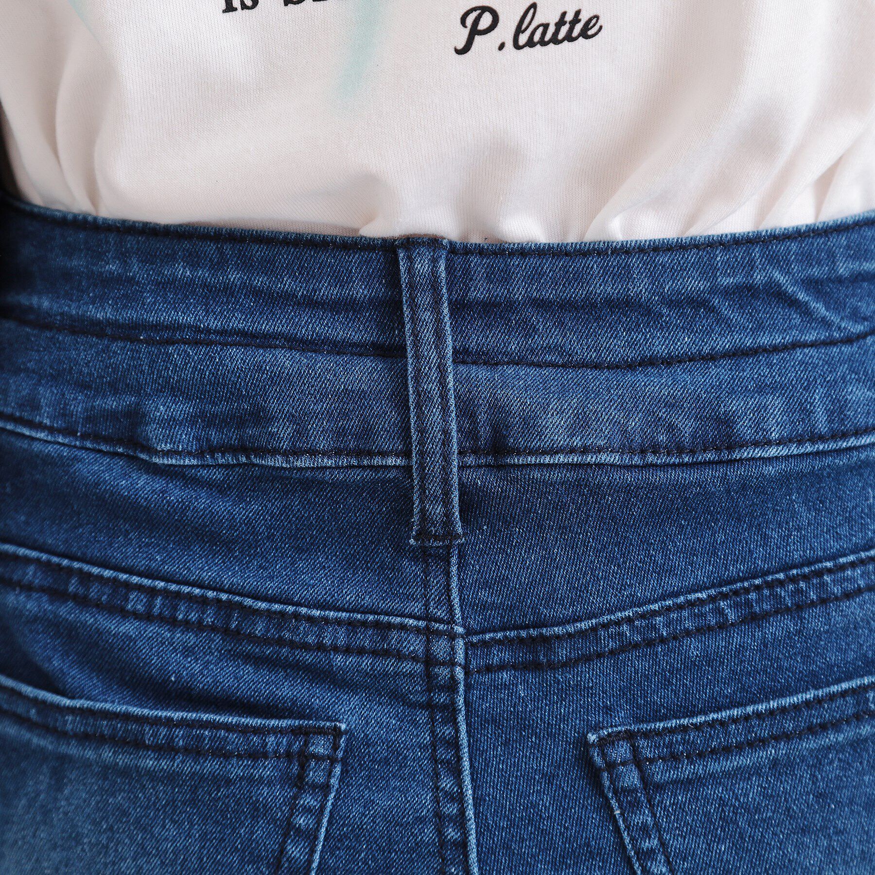 PINK-latte「セミフレアデニムパンツ」|その他|