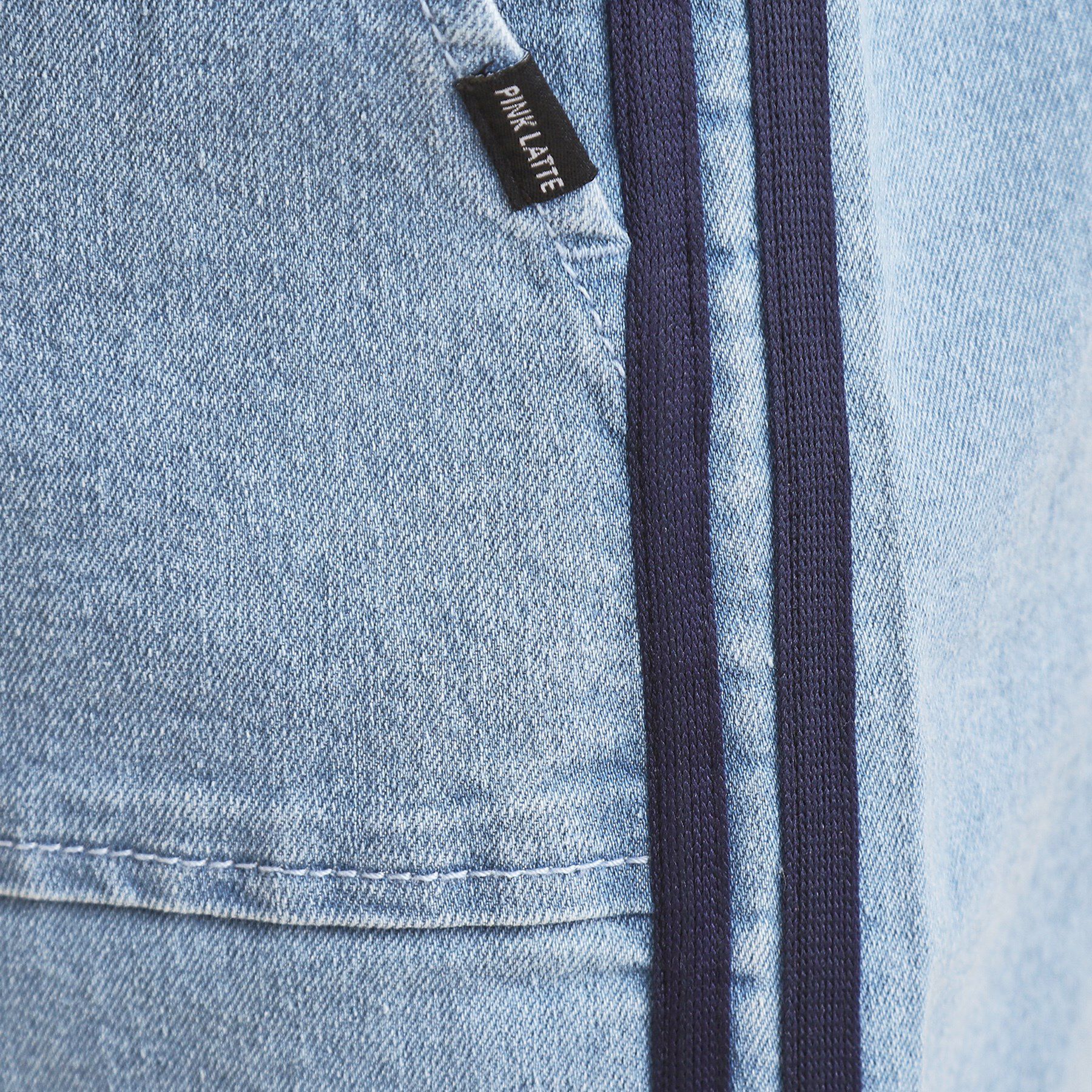 PINK-latte「サイドラインストレッチスカート」|スカート|