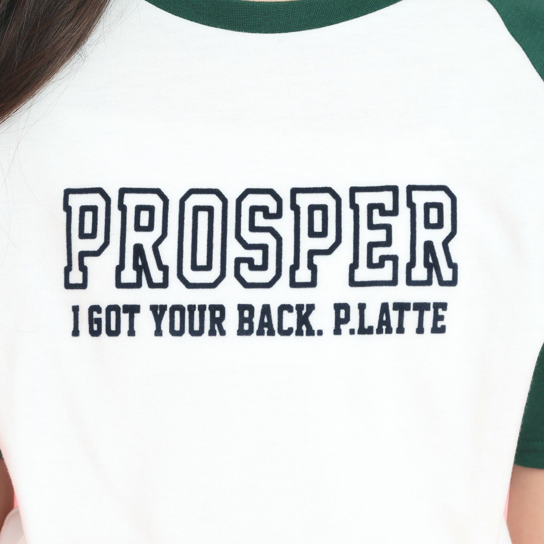 PINK-latte「ラグランTシャツ」|Tシャツ・カットソー|