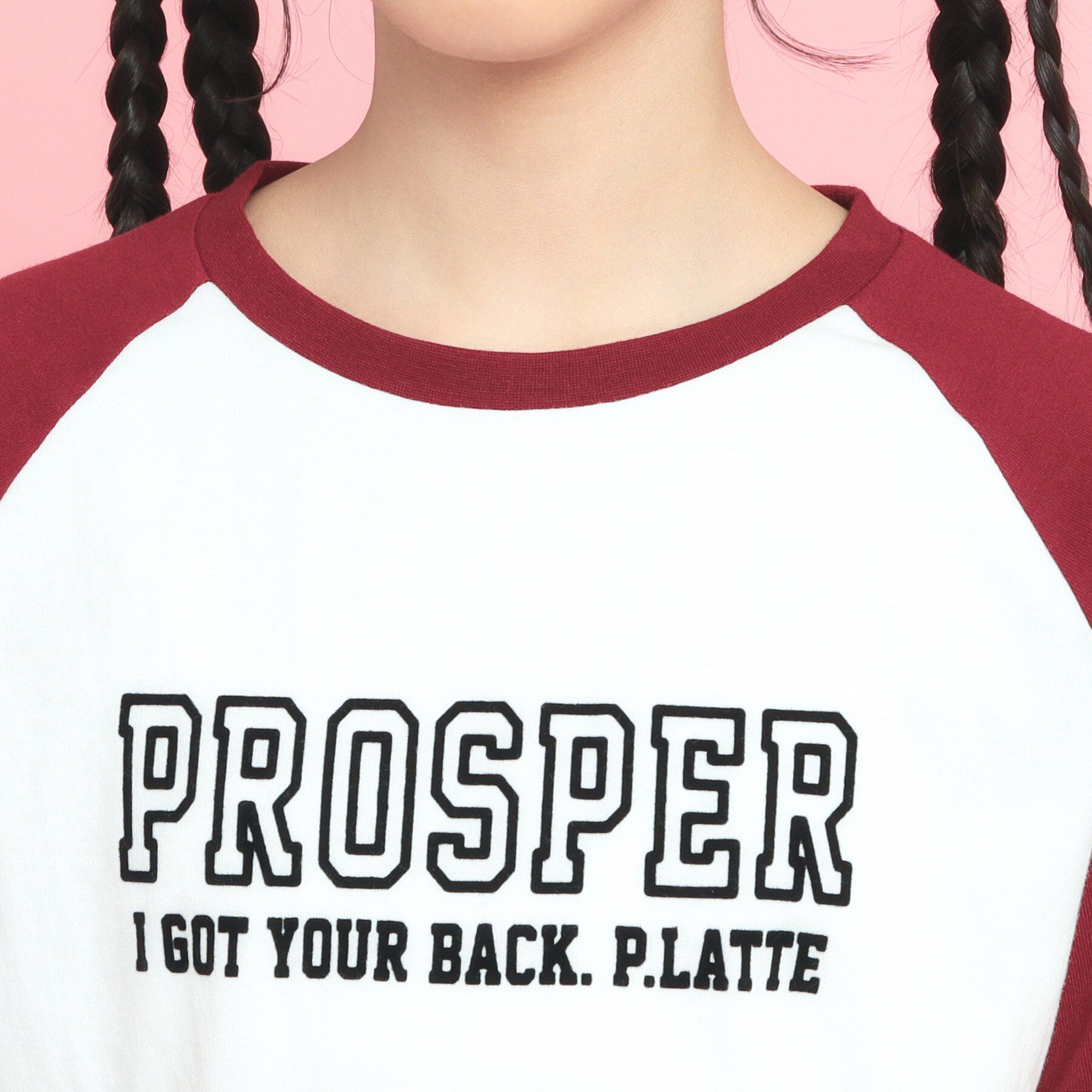 PINK-latte「ラグランTシャツ」|Tシャツ・カットソー|