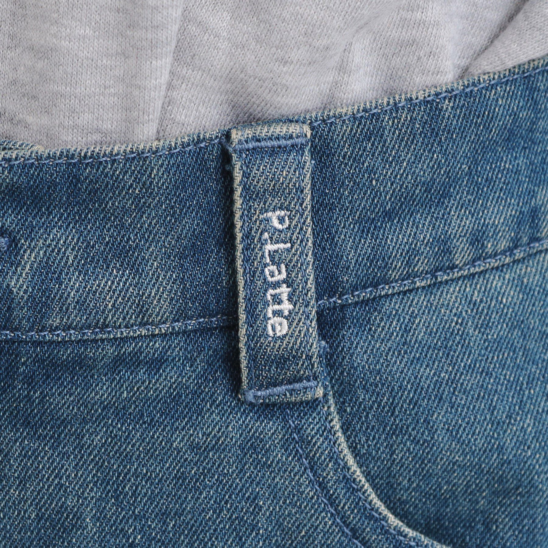 PINK-latte「デニム裾プリーツスカート」|スカート|