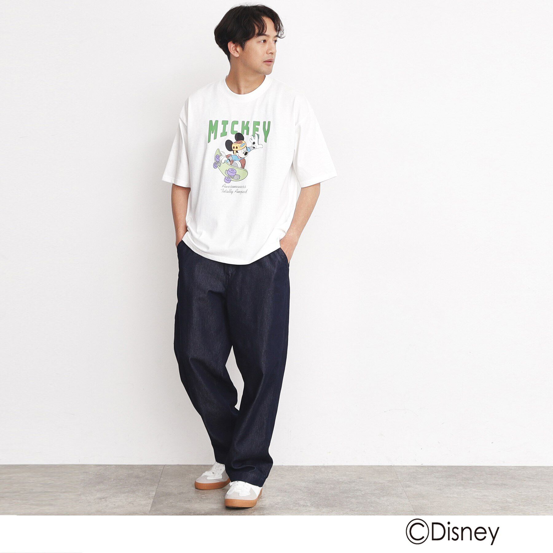 THE SHOP TK「【DISNEY/親子リンク】ミッキーマウス　ディズニー半袖Ｔシャツ」|Tシャツ・カットソー|