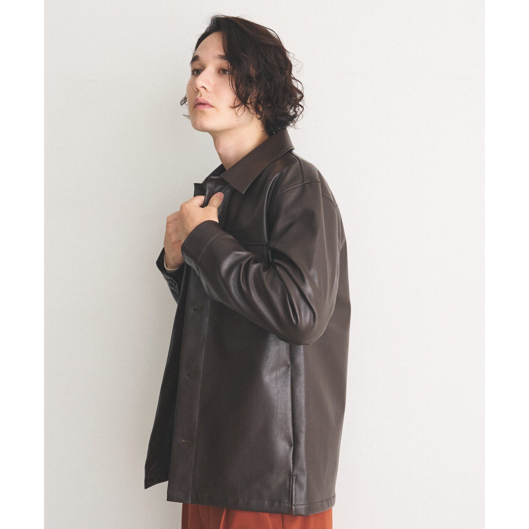 THE SHOP TK「ヴィンテージライクCPOシャツ」|ブルゾン・スタジャン|