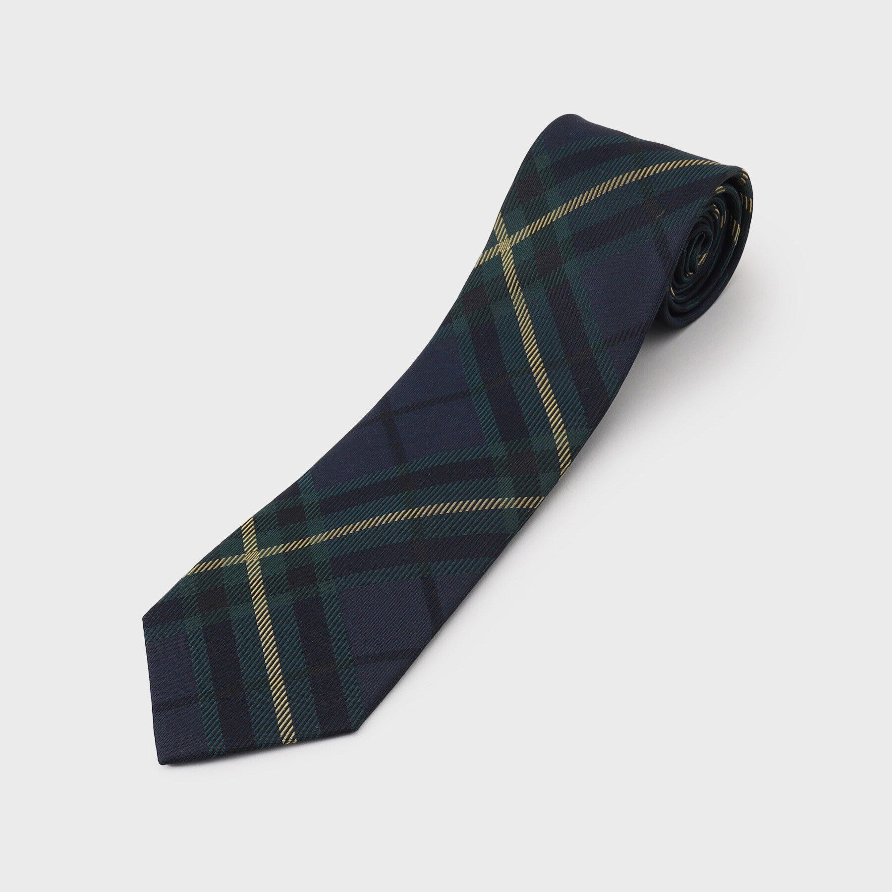 THE SHOP TK「シルクチェックタイ　ビジネス/ギフト」|ネクタイ・蝶ネクタイ|グリーン(424)