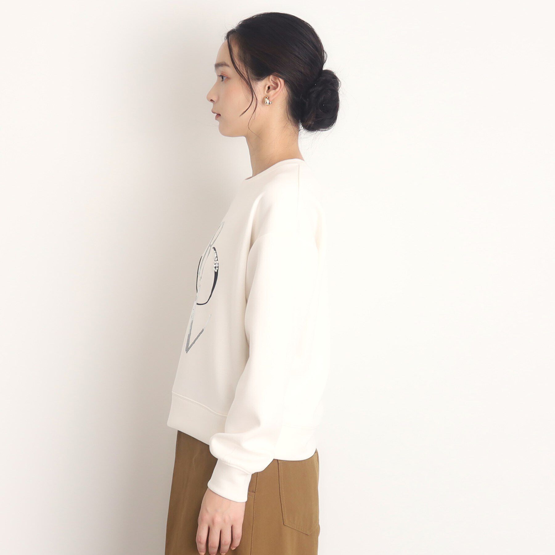 THE SHOP TK「【大人カジュアルが叶う】アートロゴプルオーバー/洗える」|Tシャツ・カットソー|