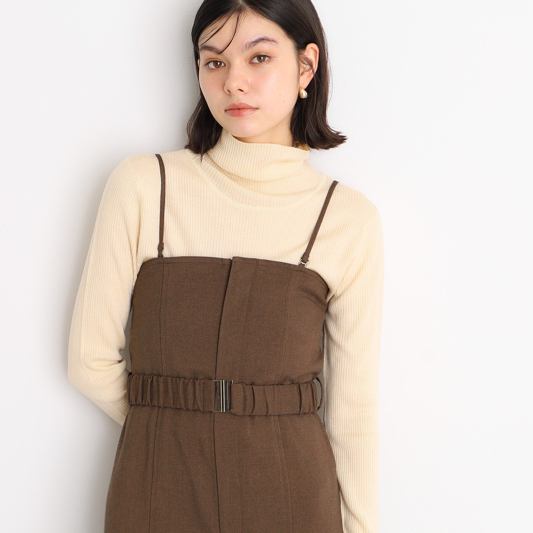 THE SHOP TK「【＠BAILA掲載】リブタートル/選べる8種類アソート8/洗える」|ニット・セーター|アイボリー(004)