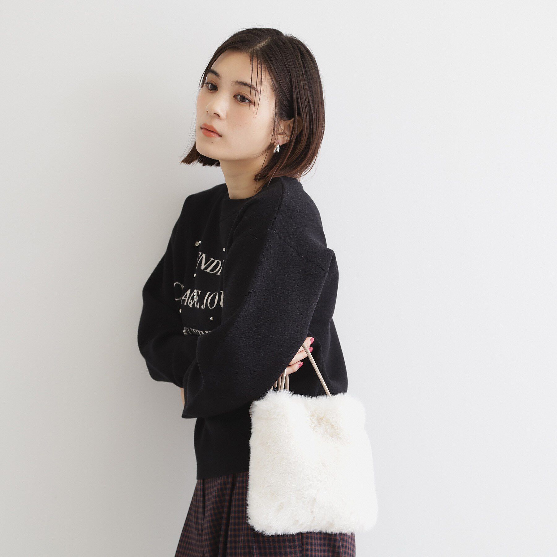 THE SHOP TK「ファーアソートミニショルダー」|ショルダー・メッセンジャー|