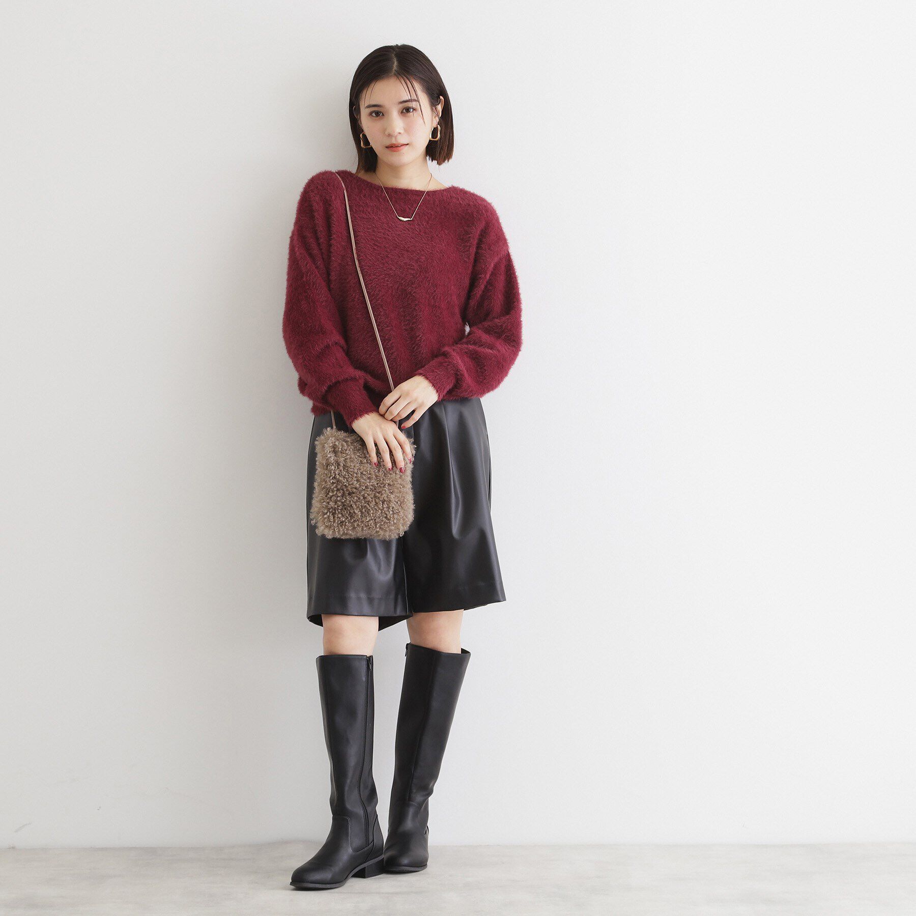 THE SHOP TK「ファーアソートミニショルダー」|ショルダー・メッセンジャー|