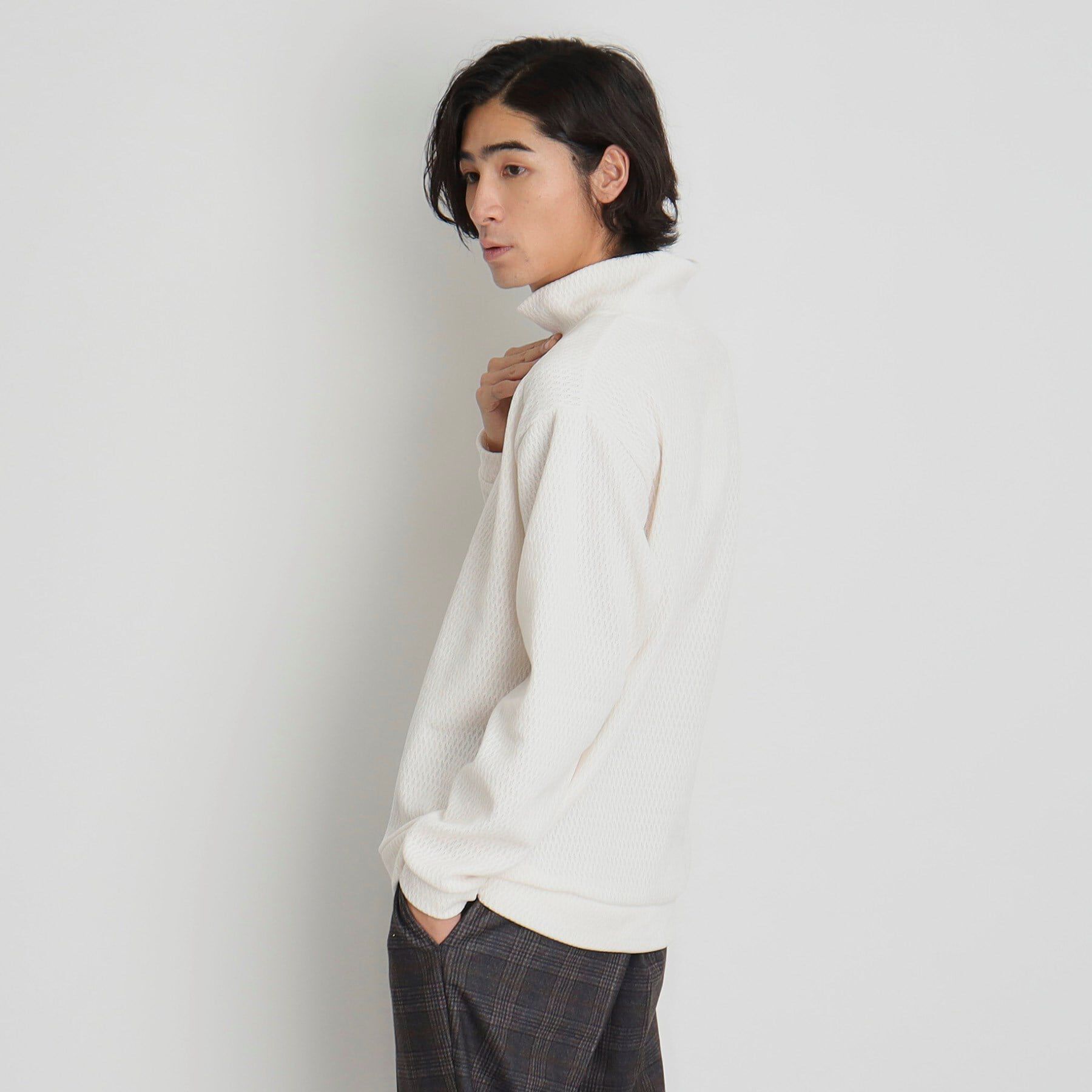 THE SHOP TK「シェニールハイネックプルオーバー」|Tシャツ・カットソー|