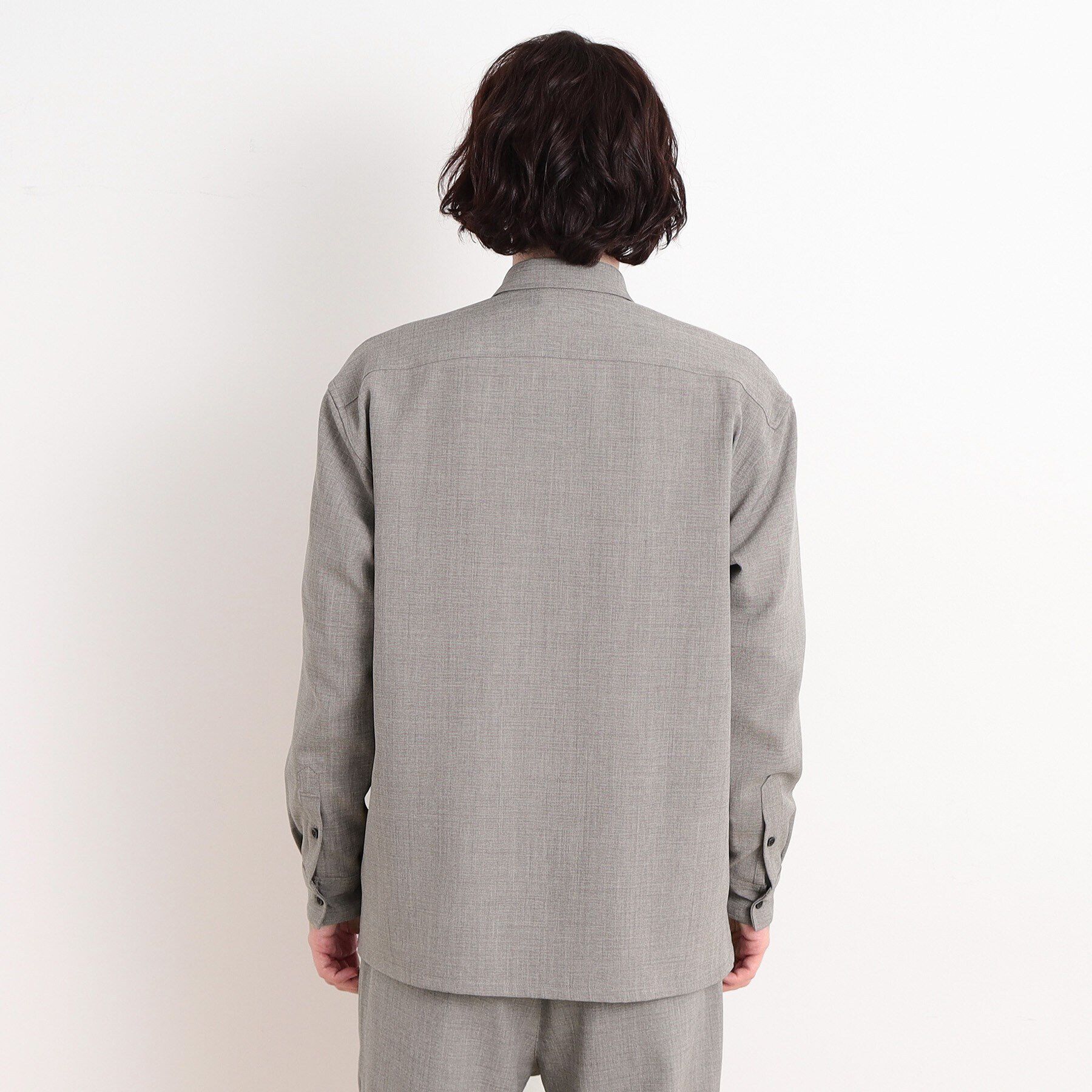 THE SHOP TK「【CAVIAN/キャビアン】リサイクルシャークスキンダブルフラップシャツ セットアップ可」|シャツ・ブラウス|