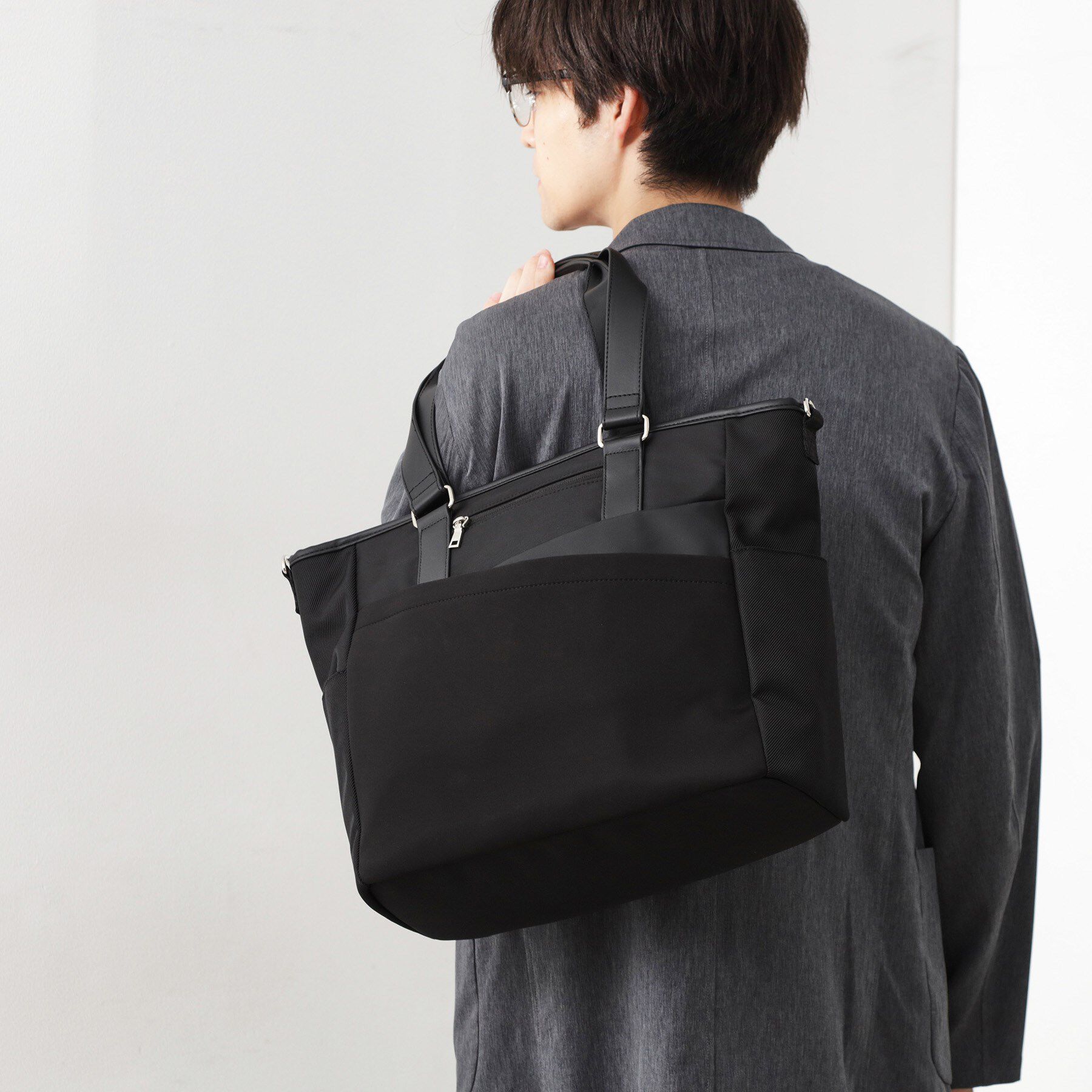 THE SHOP TK「2WAY切替トートバッグ」|トートバッグ|ブラック(019)