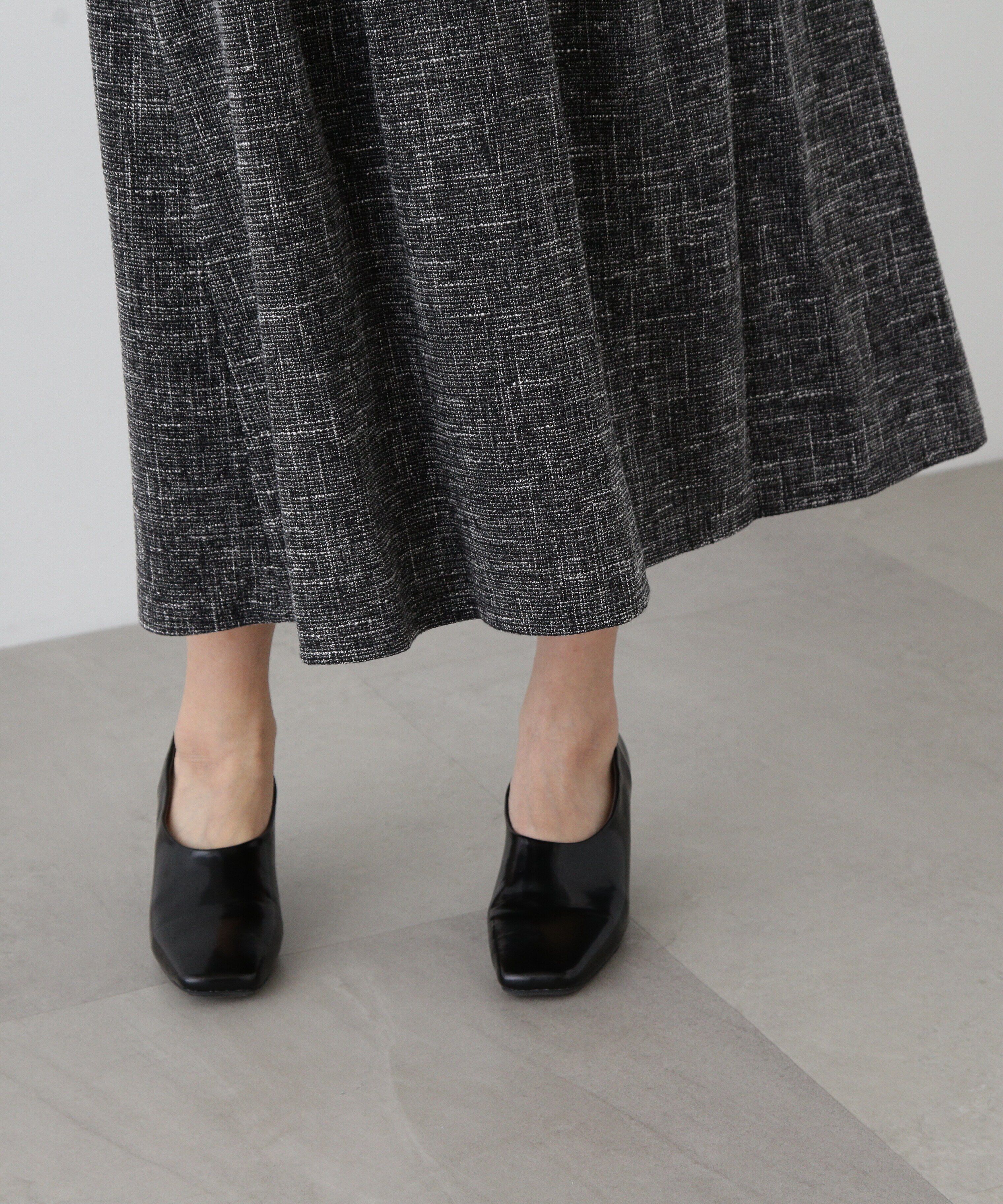  「ラメツイード SETUP フレアスカート」|スカート|