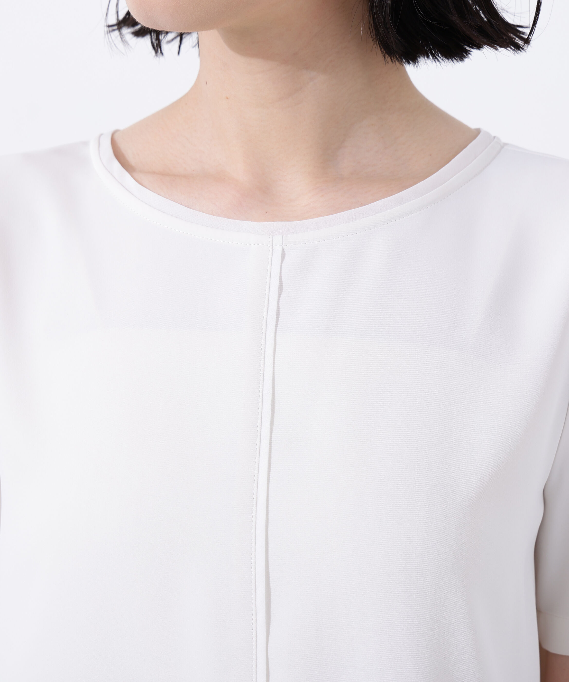  「シフォンラインTブラウス」|シャツ・ブラウス|