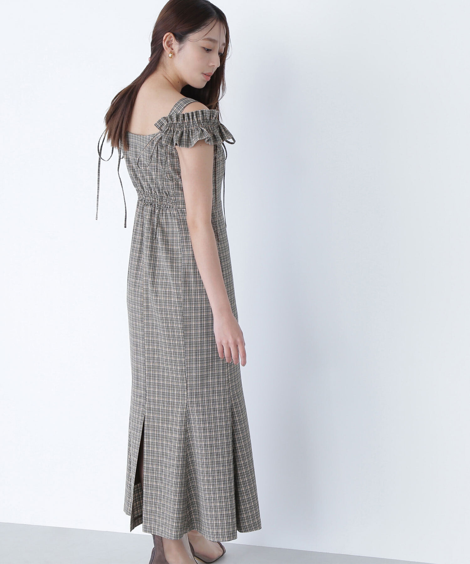  「チェックキャミワンピース」|ワンピース|