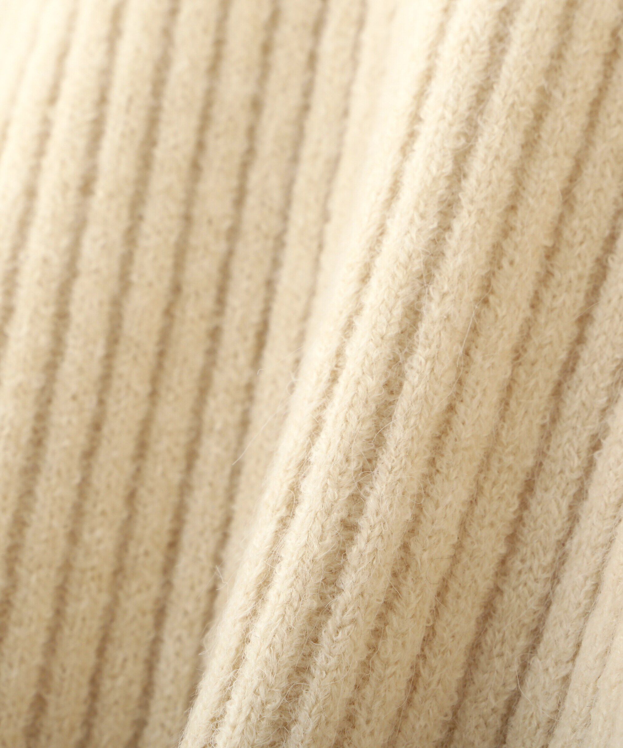  「2Wayネックウォーマー付きニット」|ニット・セーター|