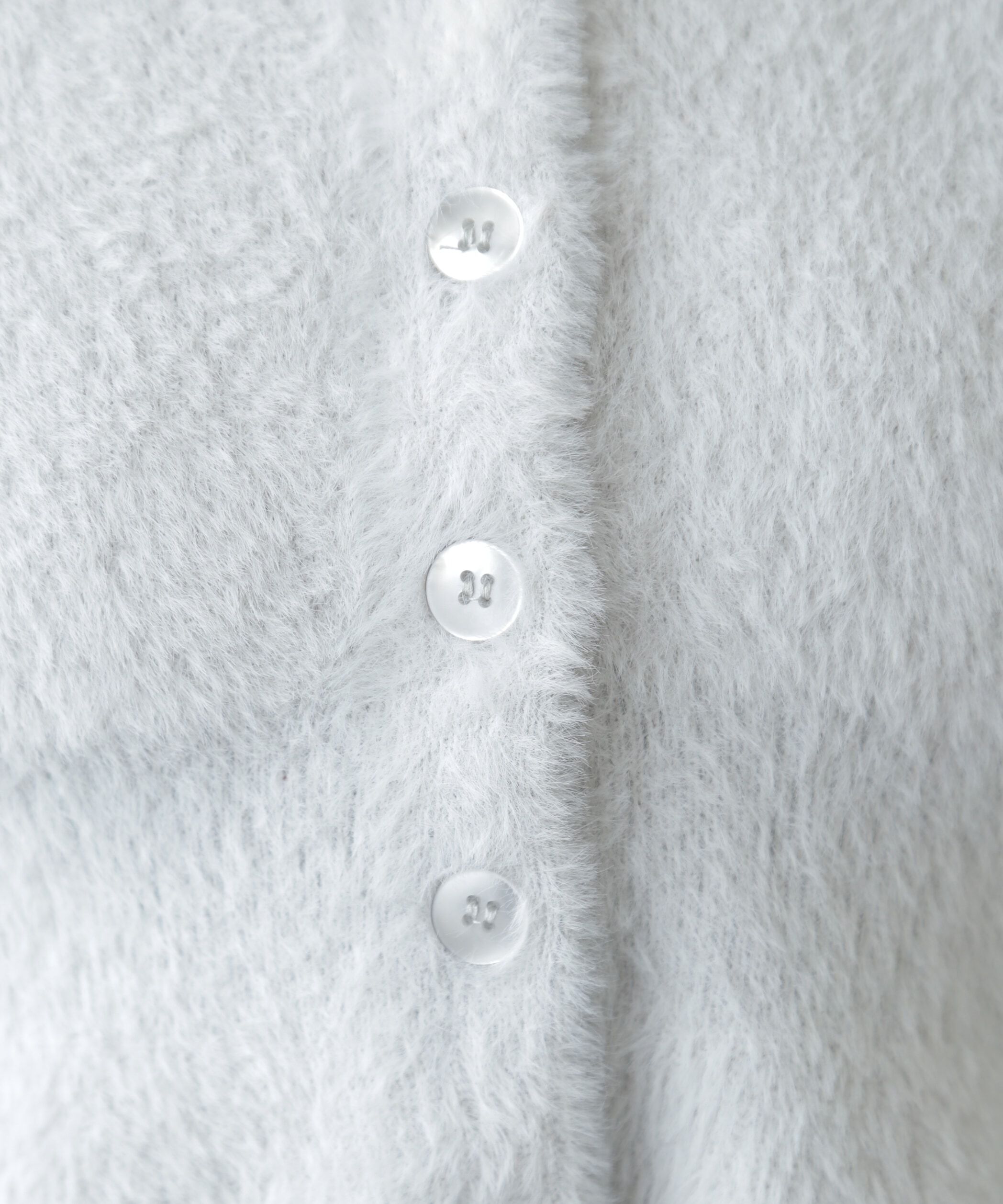  「ショートシャギーペプラムニットカーディガン」|ニット・セーター|