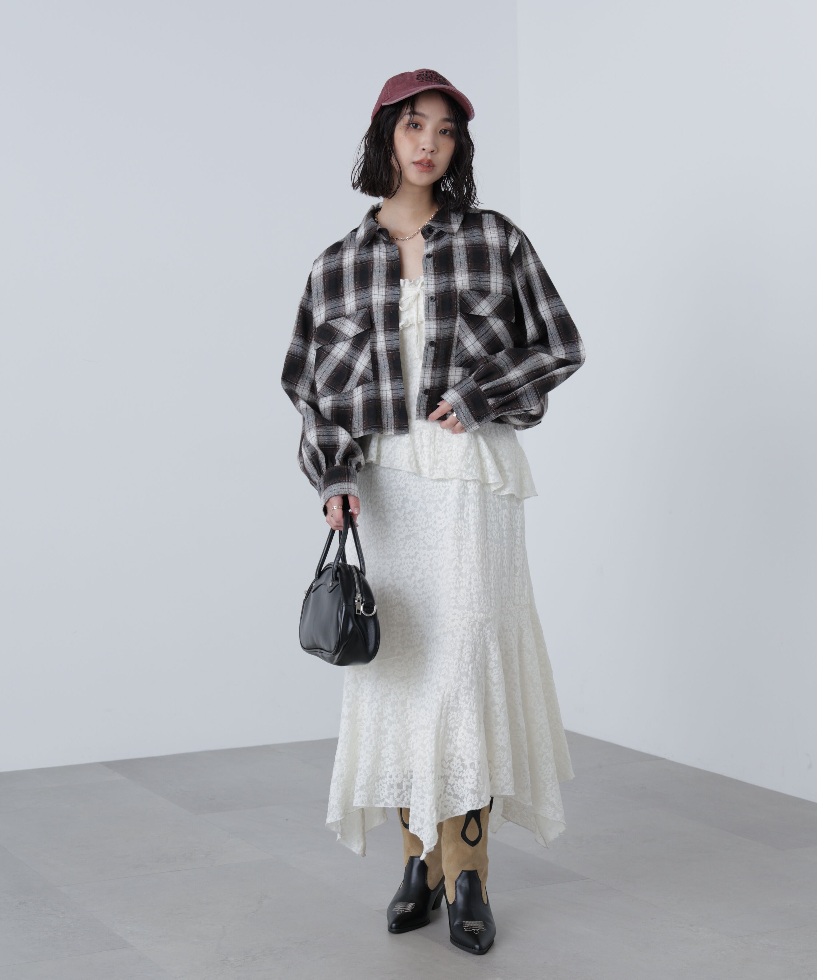  「ビッグポケットショート丈シャツ」|シャツ・ブラウス|