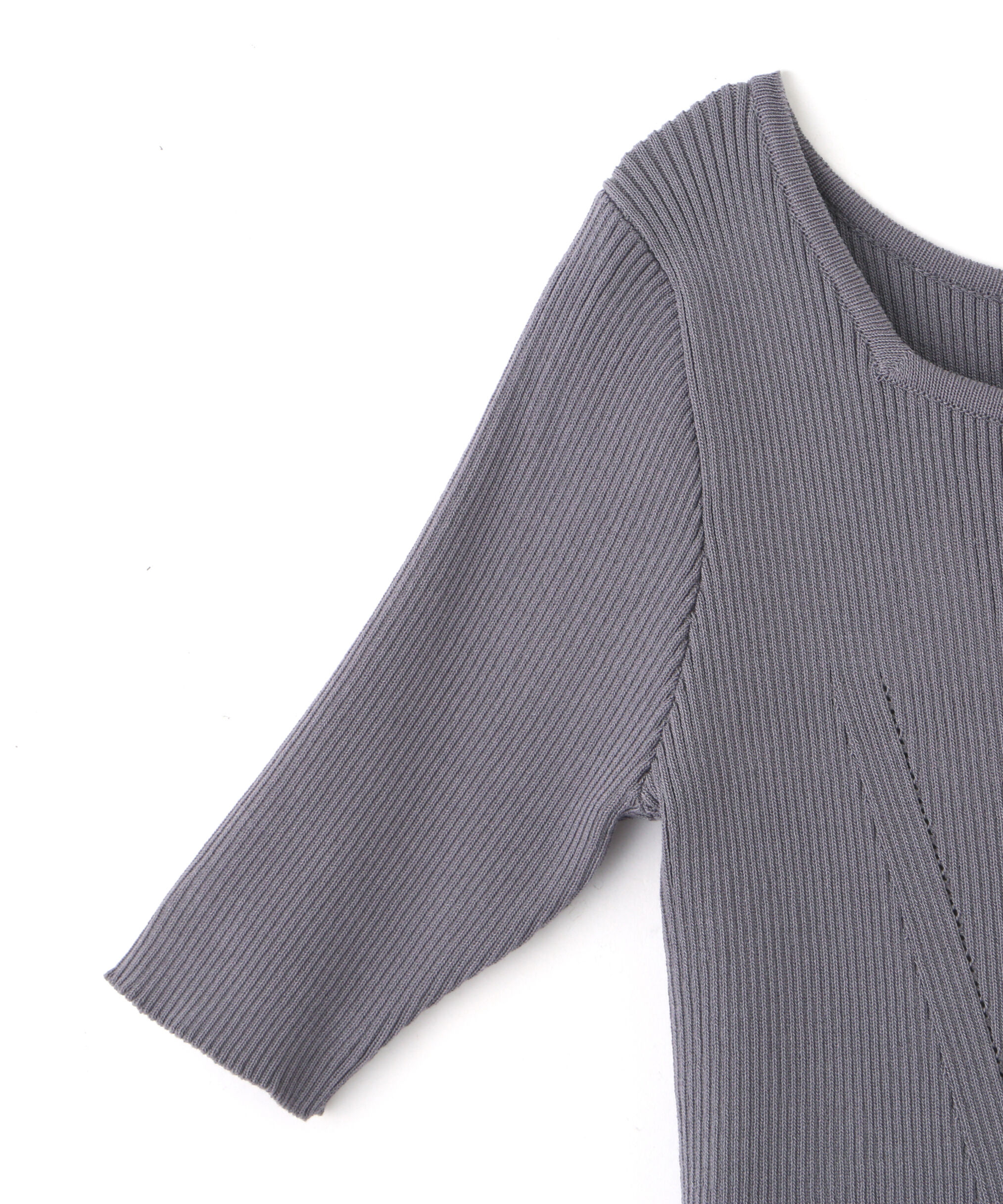  「ニット&times;シアースカートドッキングワンピース」|ワンピース|