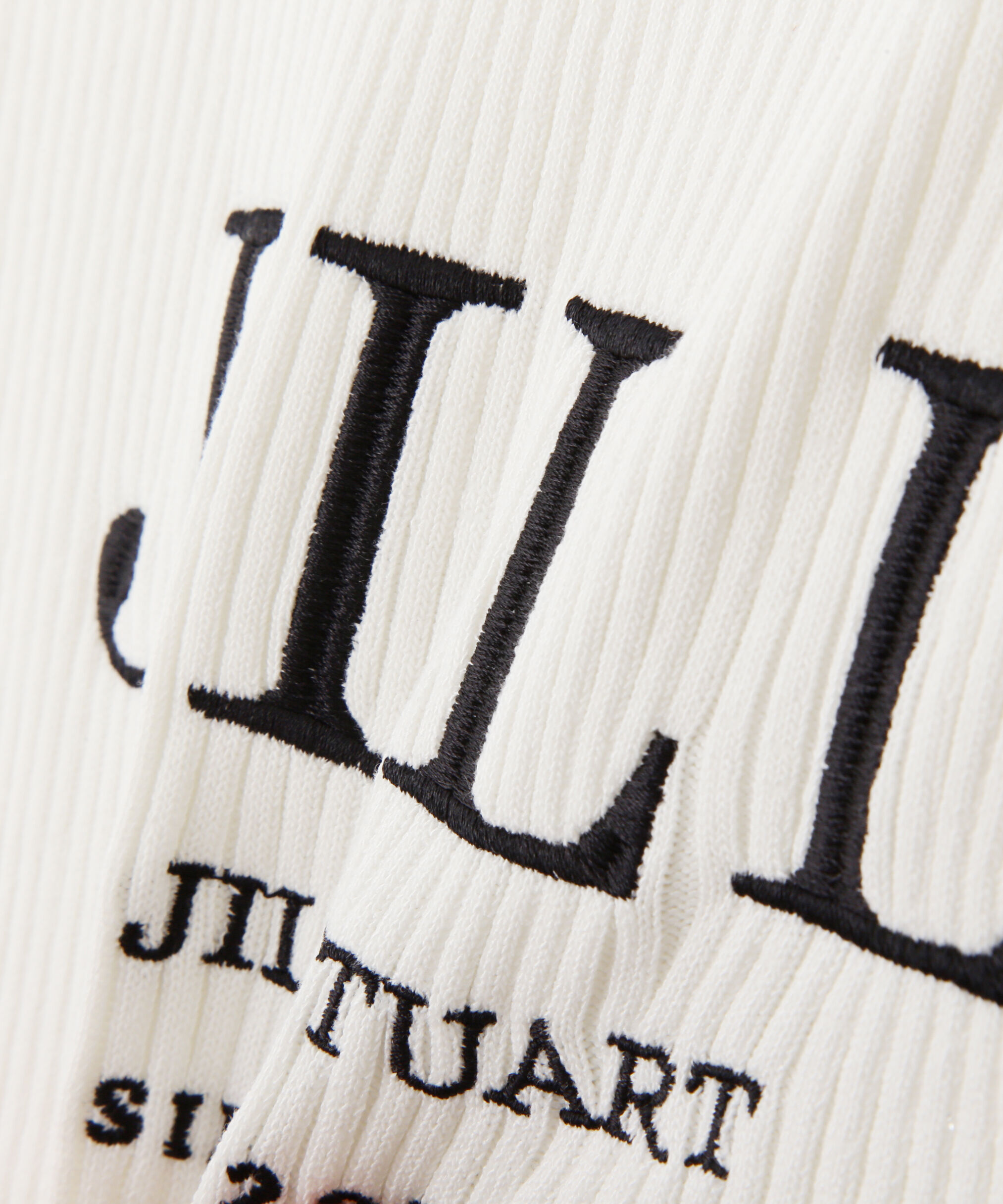  「ロゴ刺繍コンパクトリブニット」|ニット・セーター|