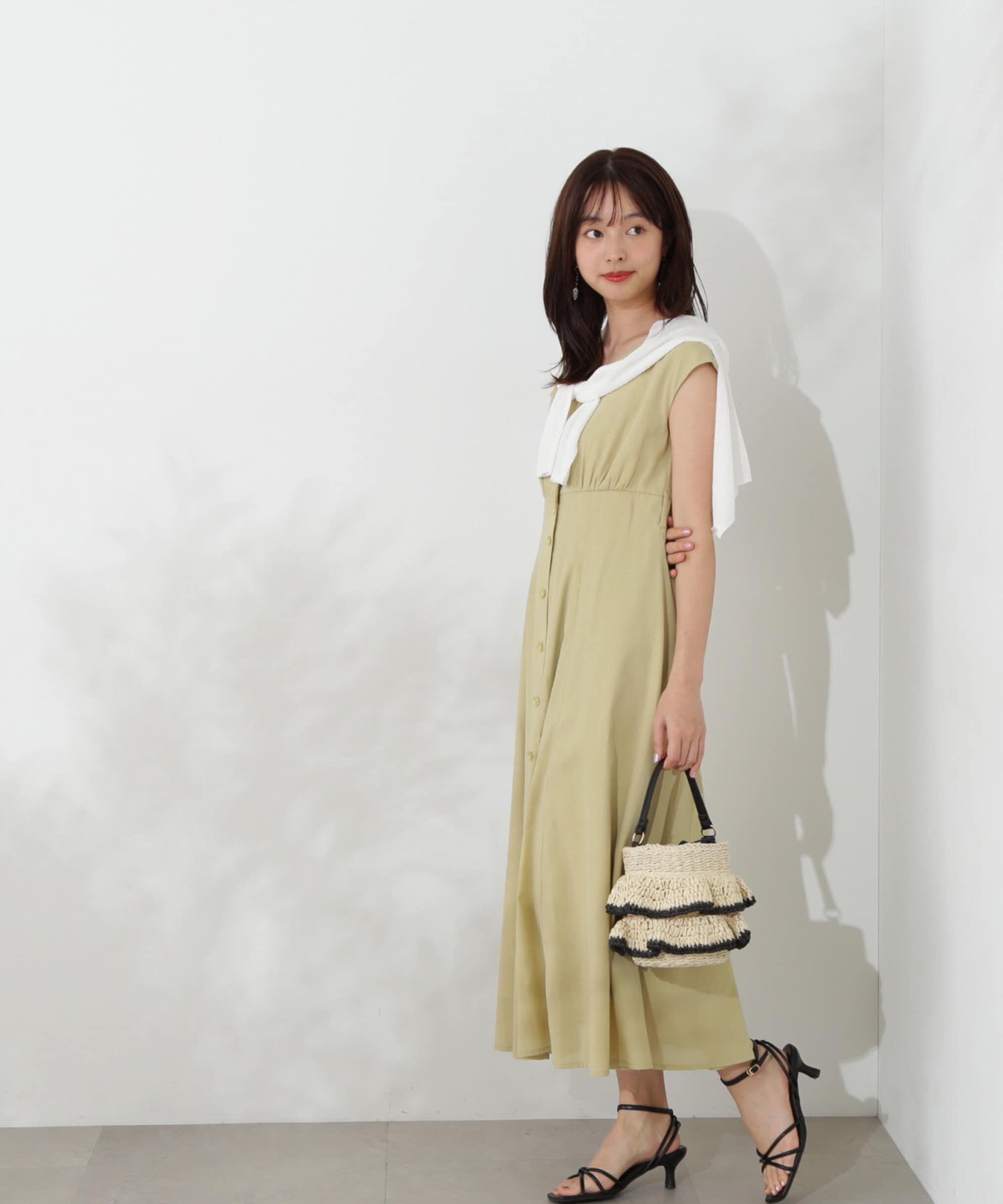 PROPORTION BODY DRESSING「Vネックシャツワンピース」|ワンピース|