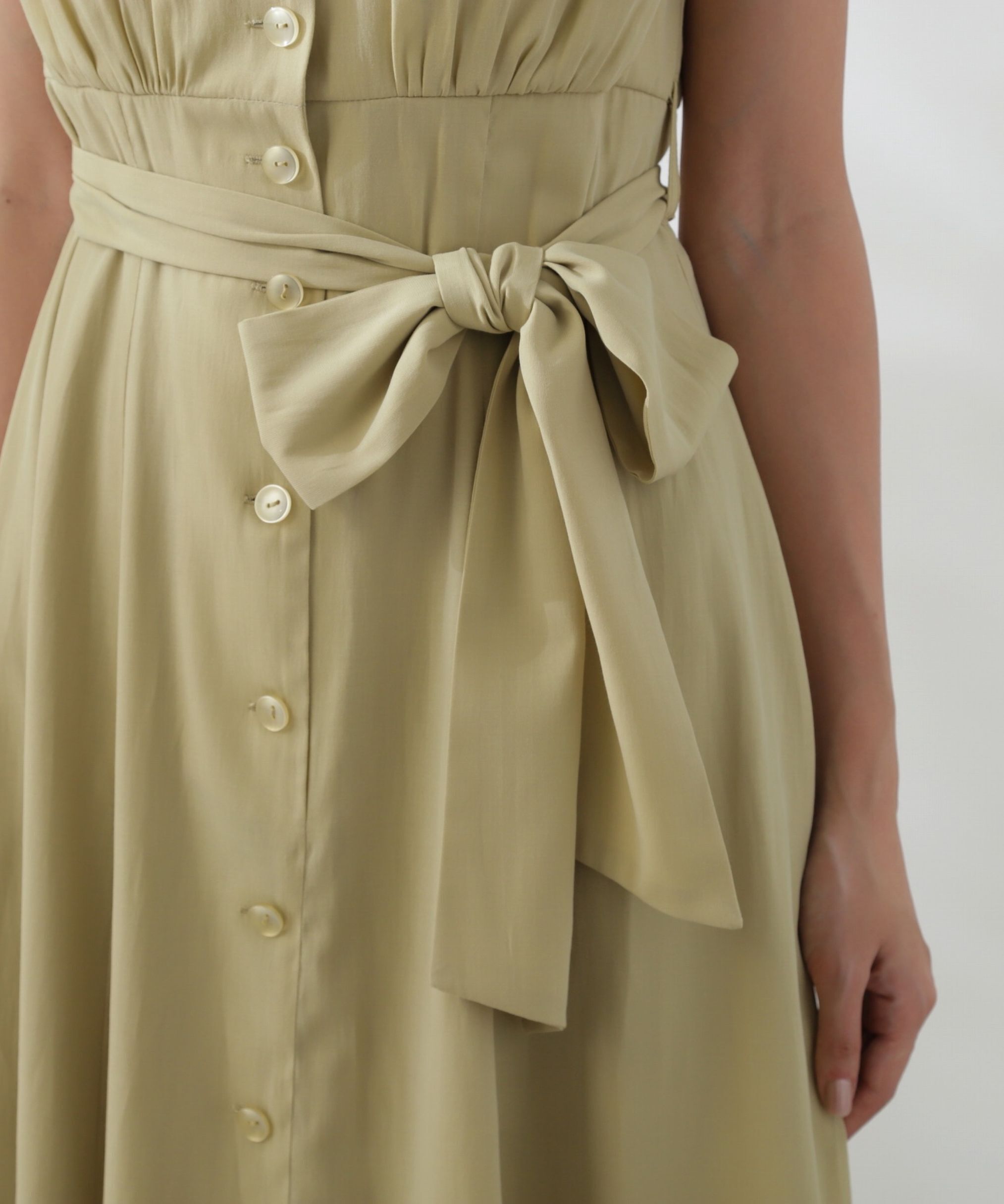 PROPORTION BODY DRESSING「Vネックシャツワンピース」|ワンピース|