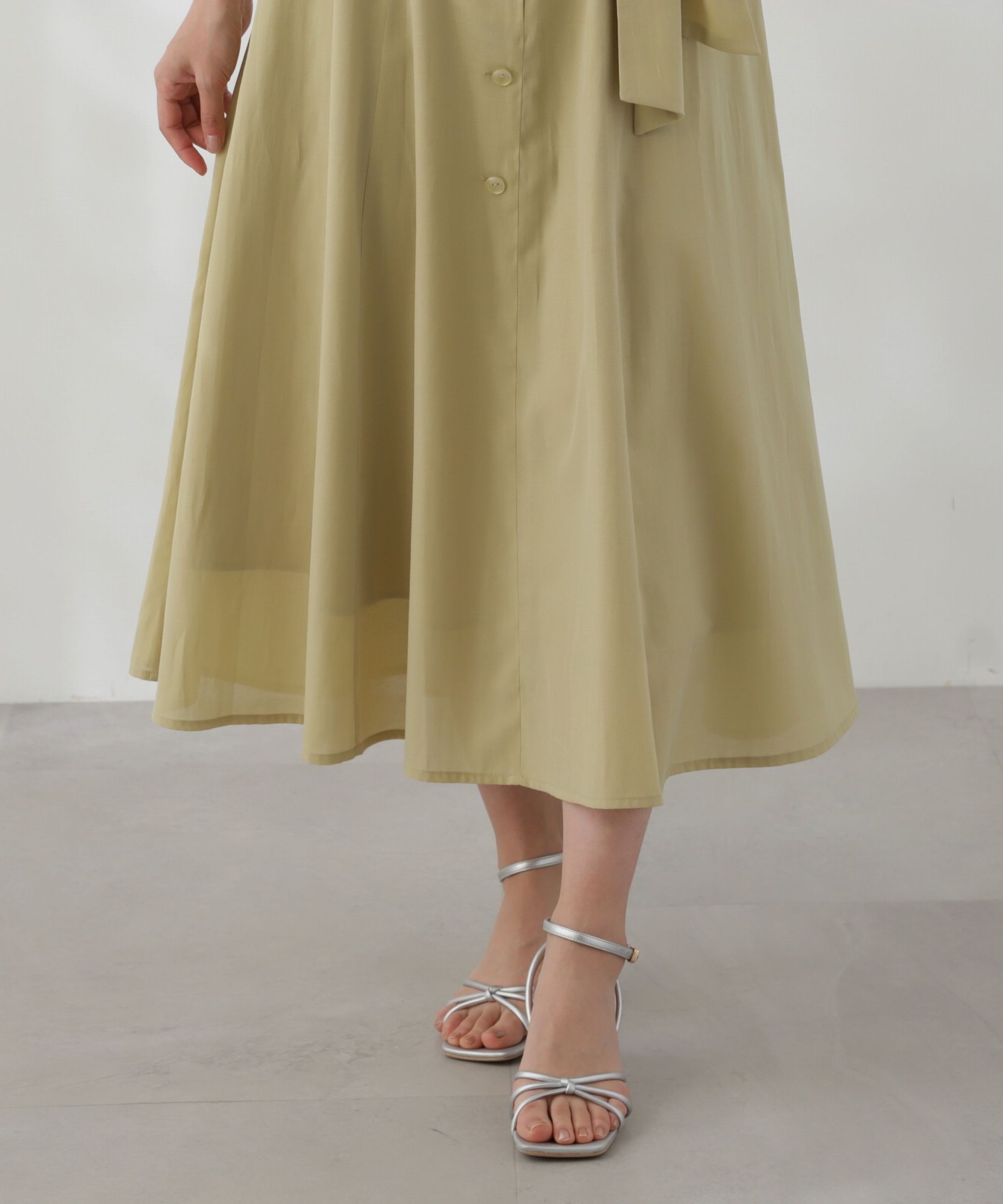 PROPORTION BODY DRESSING「Vネックシャツワンピース」|ワンピース|