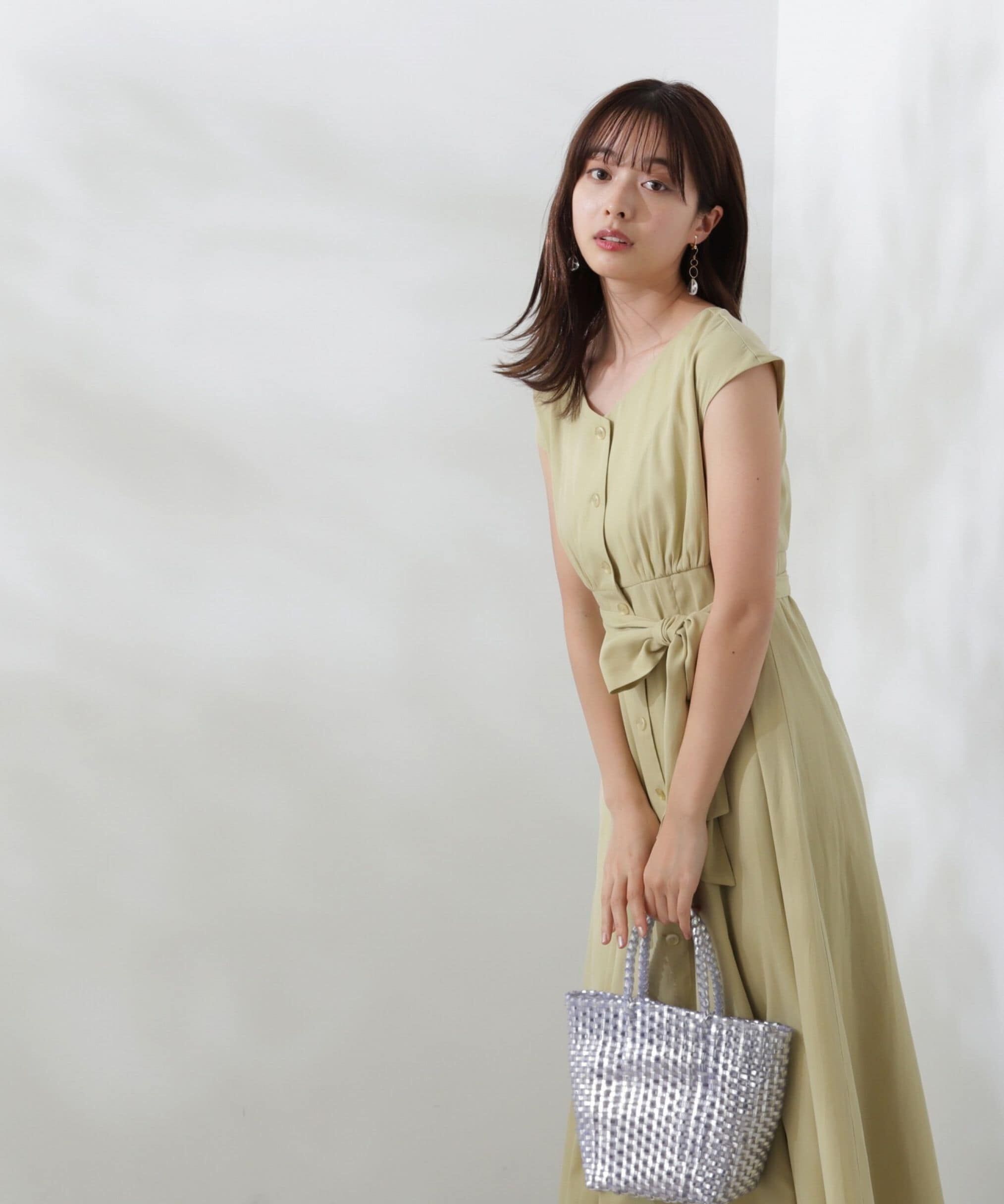 PROPORTION BODY DRESSING「Vネックシャツワンピース」|ワンピース|