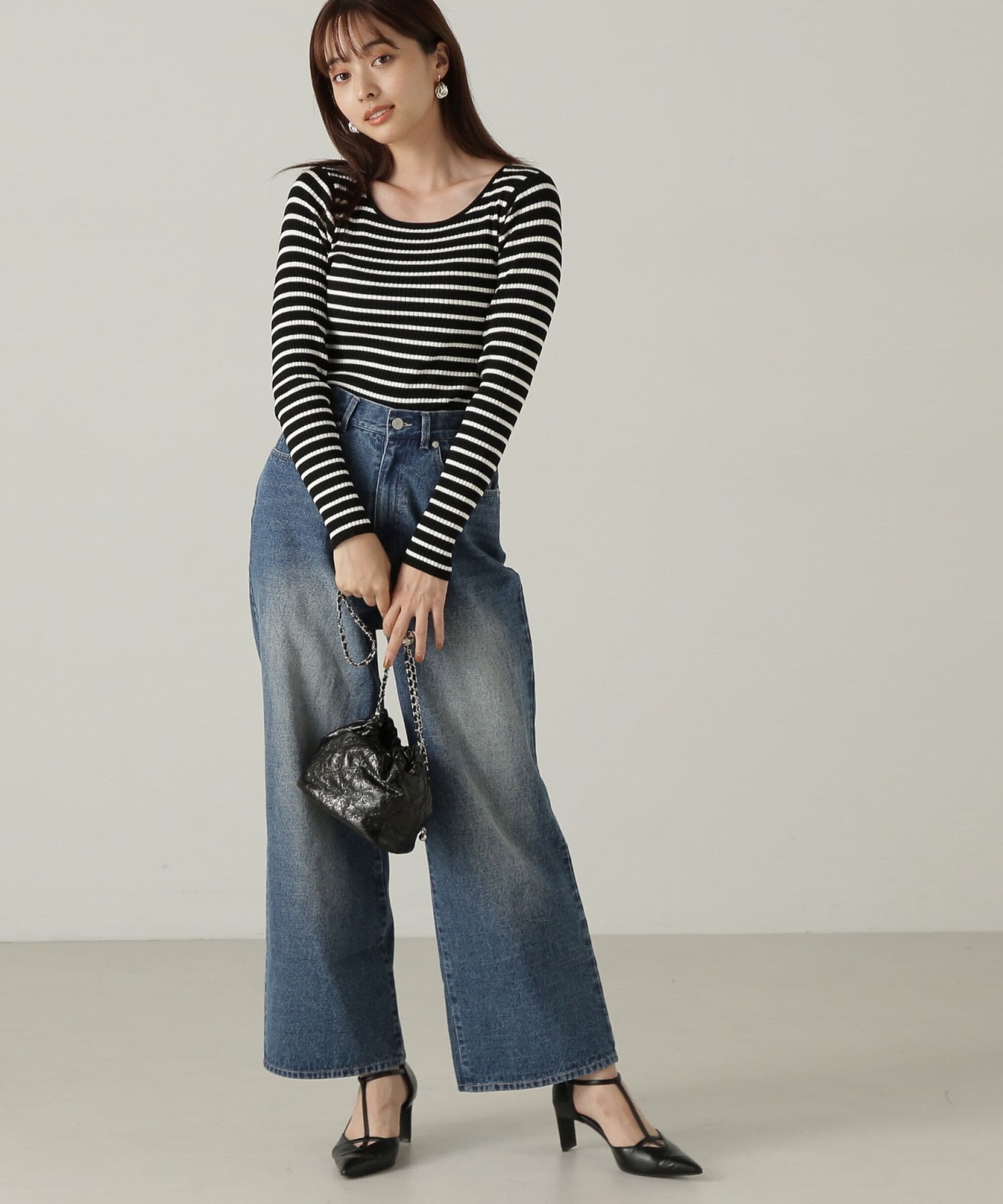 PROPORTION BODY DRESSING「ワイドストレートデニムパンツ　24AW」|その他|