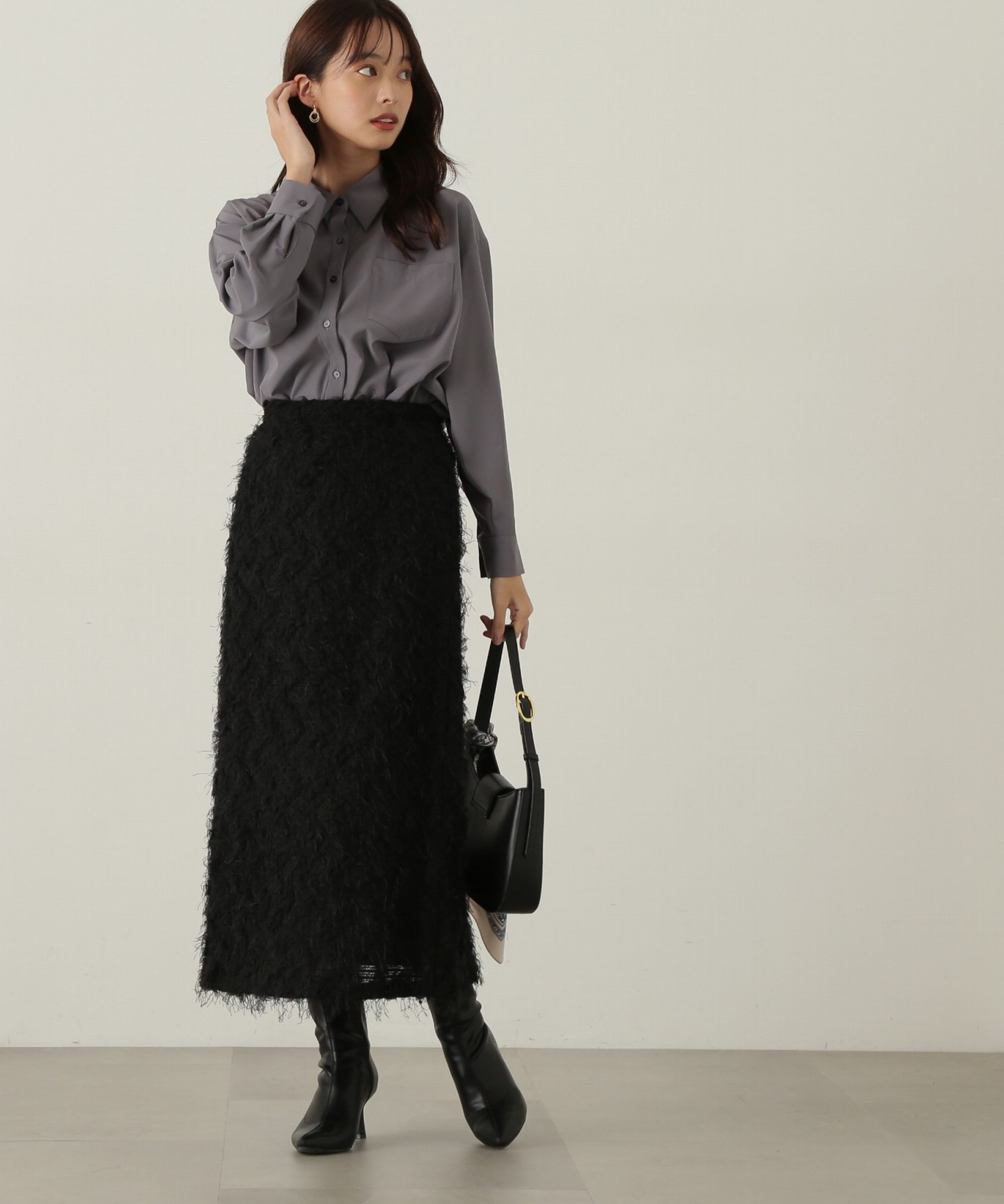 PROPORTION BODY DRESSING「ルーズシャツ　24AW」|シャツ・ブラウス|