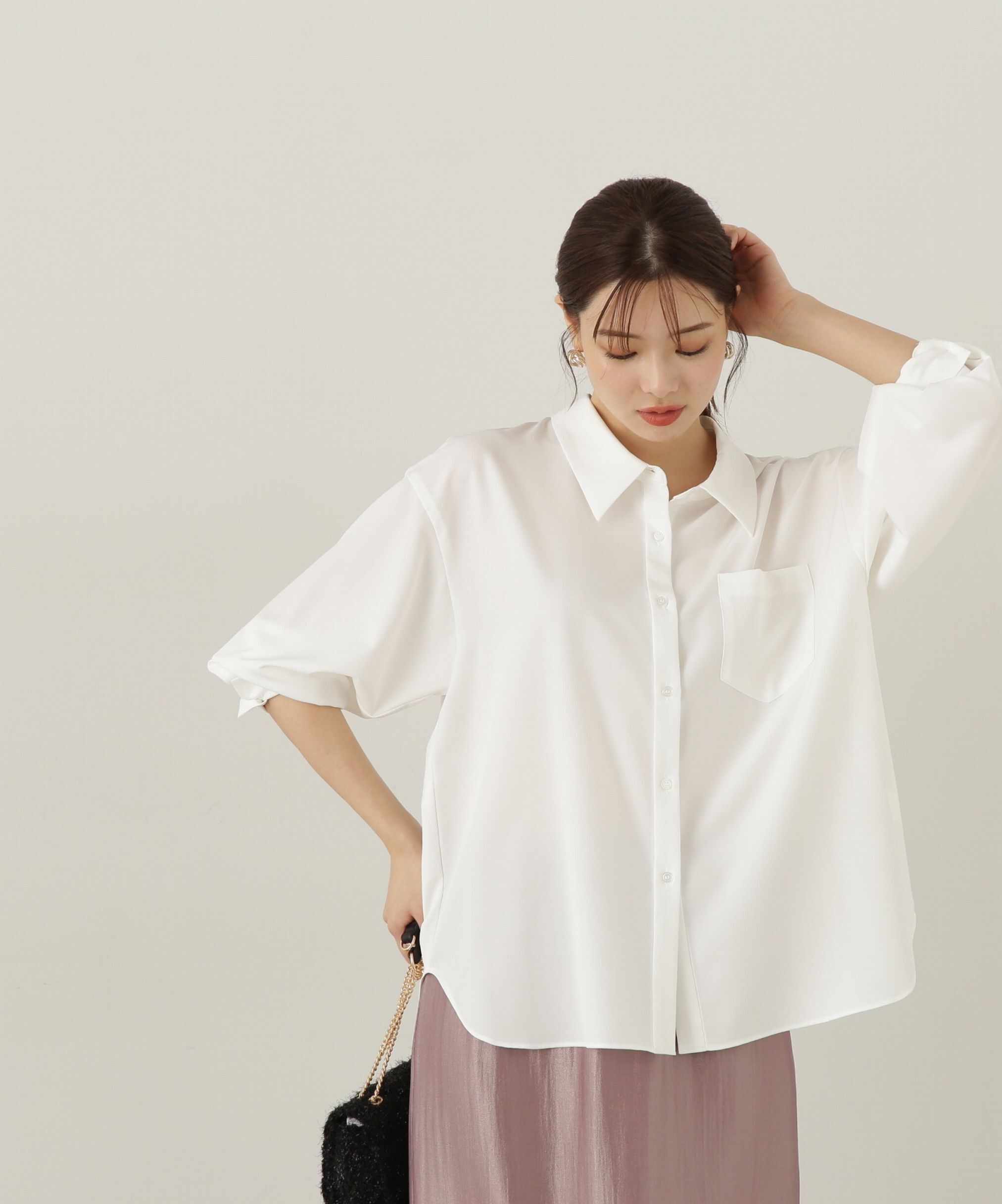 PROPORTION BODY DRESSING「ルーズシャツ　24AW」|シャツ・ブラウス|