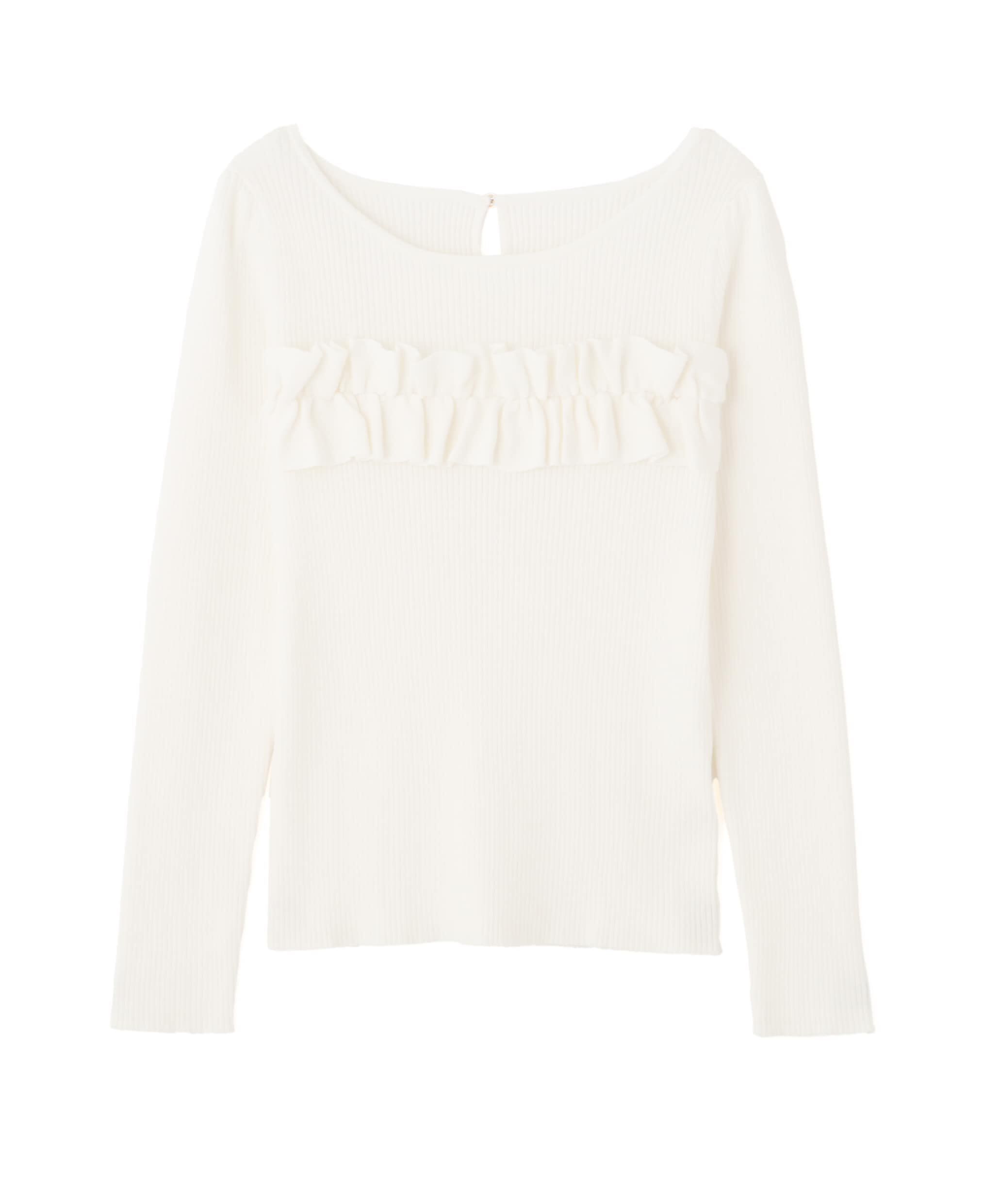 PROPORTION BODY DRESSING「ギャザーフリルリブニット」|ニット・セーター|