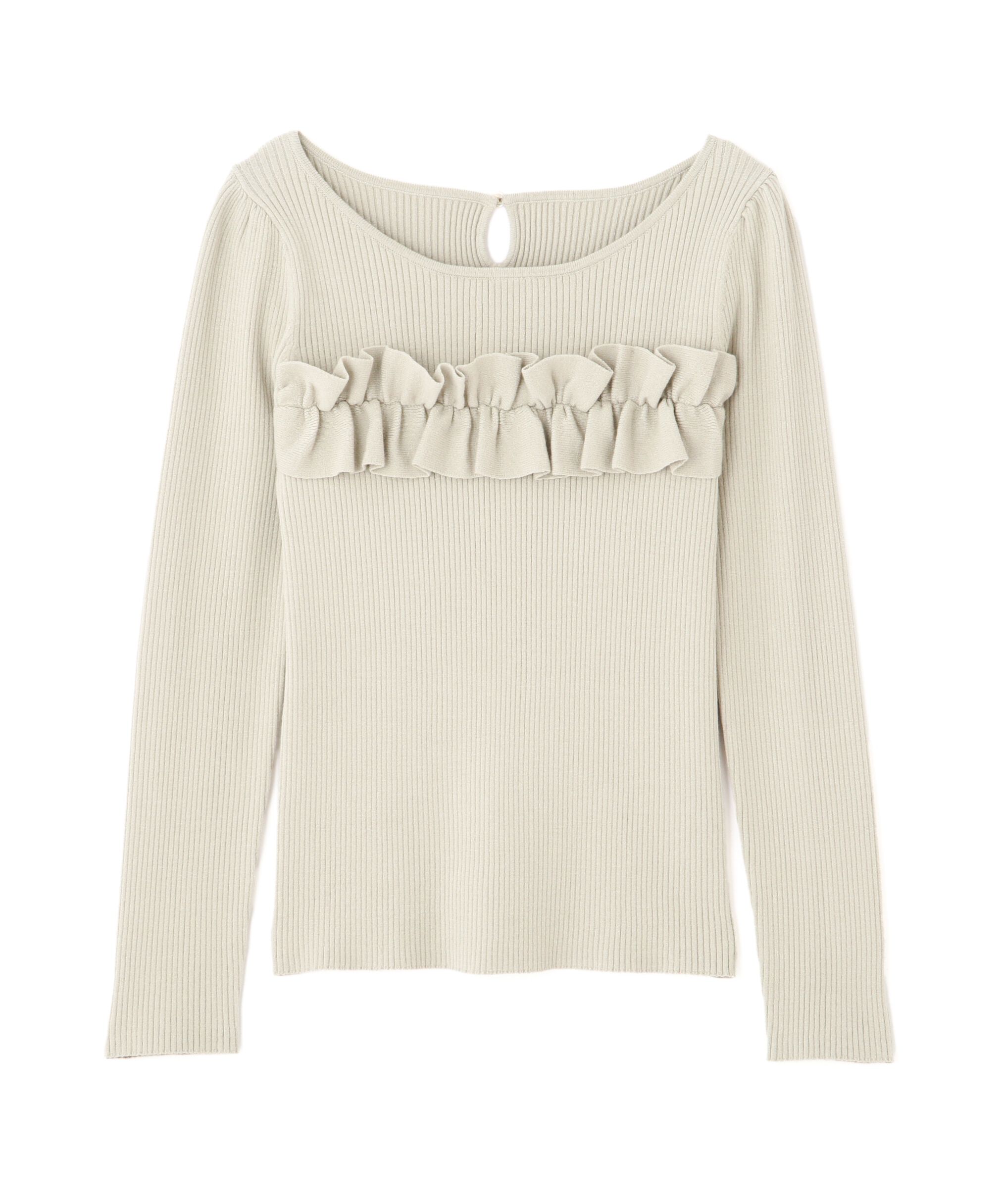 PROPORTION BODY DRESSING「ギャザーフリルリブニット」|ニット・セーター|