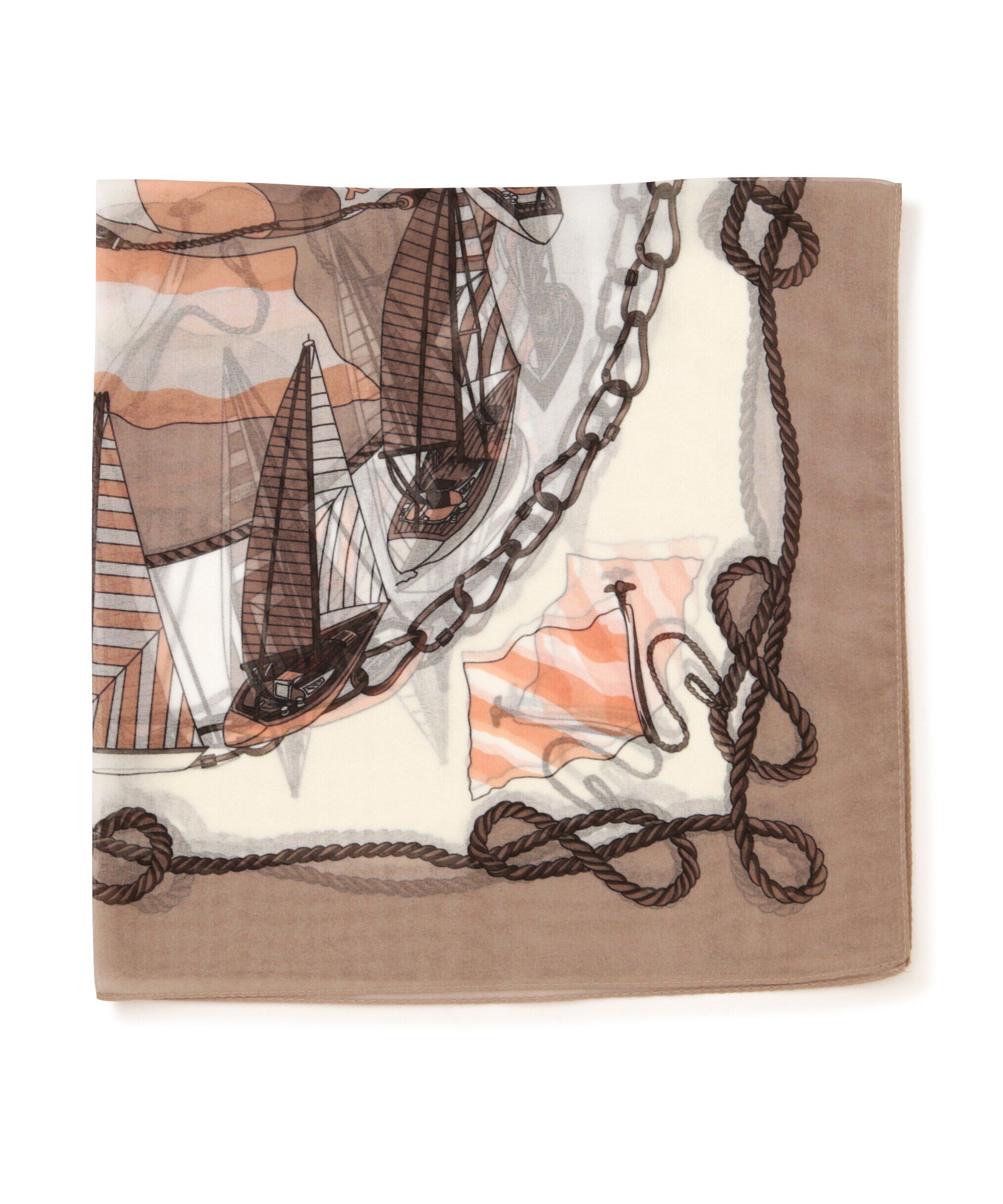 PROPORTION BODY DRESSING「ヨット柄シアースカーフ」|その他|ベージュ