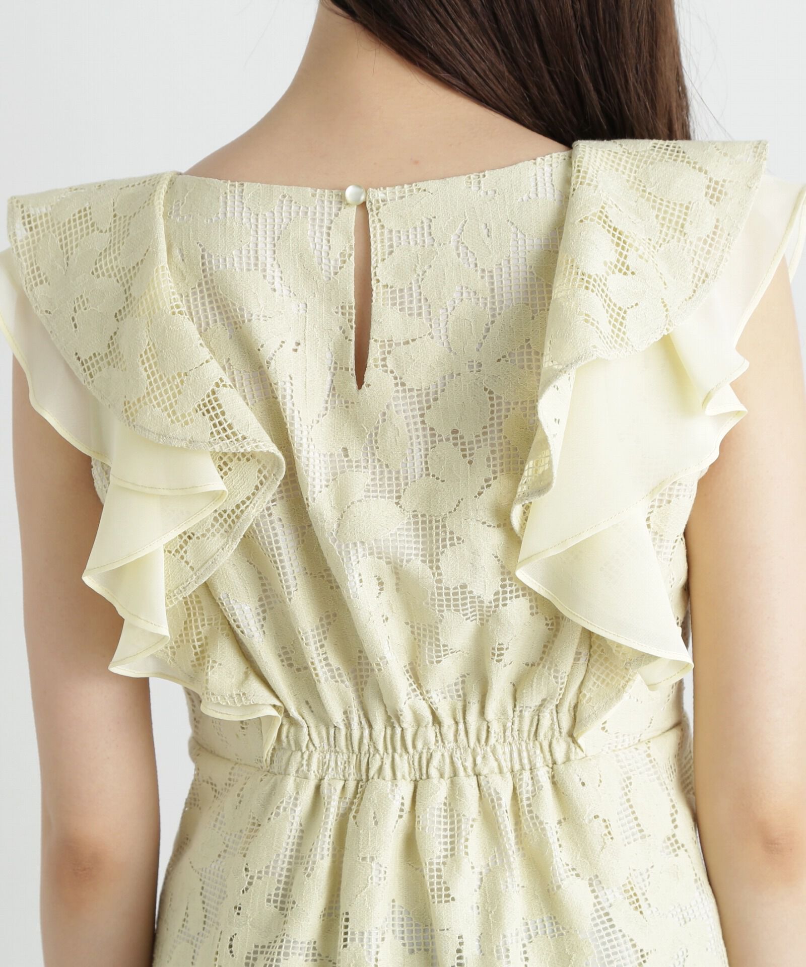 PROPORTION BODY DRESSING「メッシュレースペプラムブラウス」|シャツ・ブラウス|