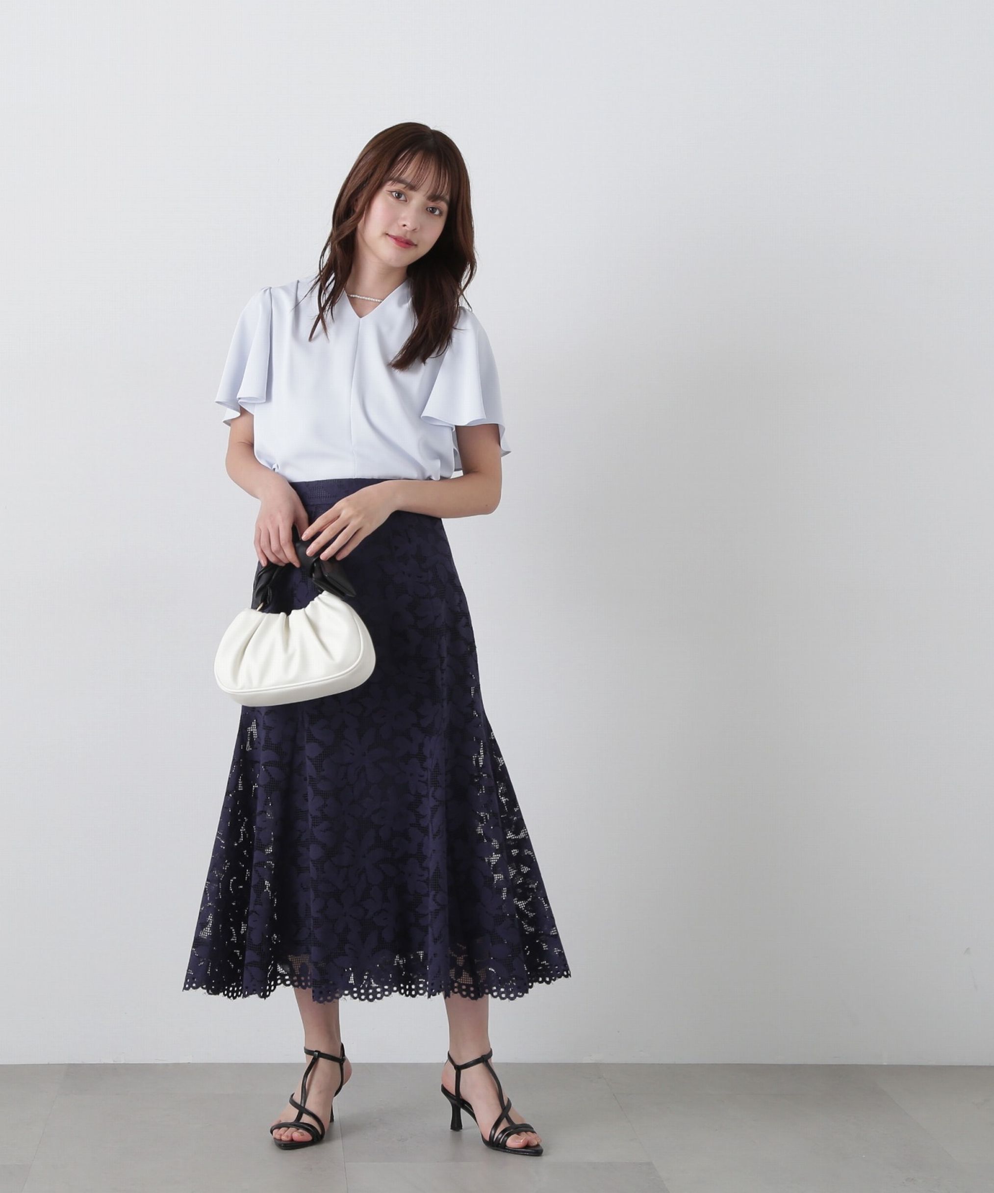 PROPORTION BODY DRESSING「メッシュレースマーメイドスカート」|スカート|