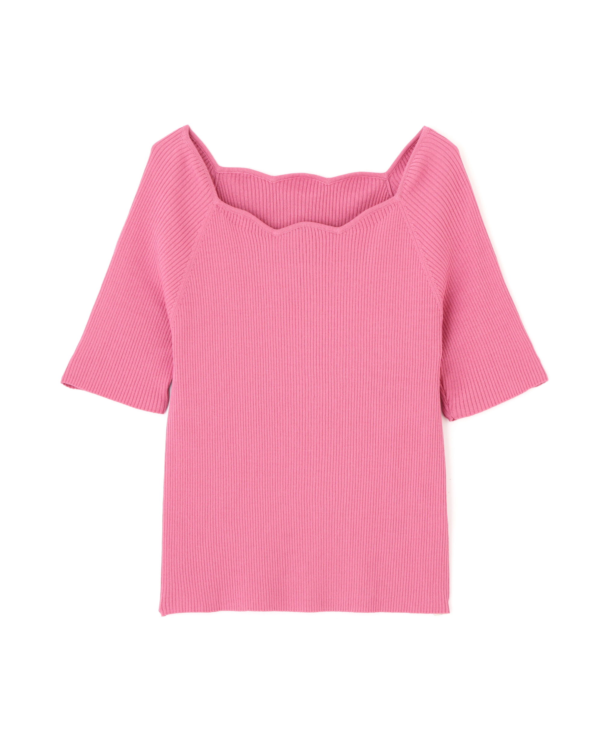 PROPORTION BODY DRESSING「スカラップリブニット」|ニット・セーター|