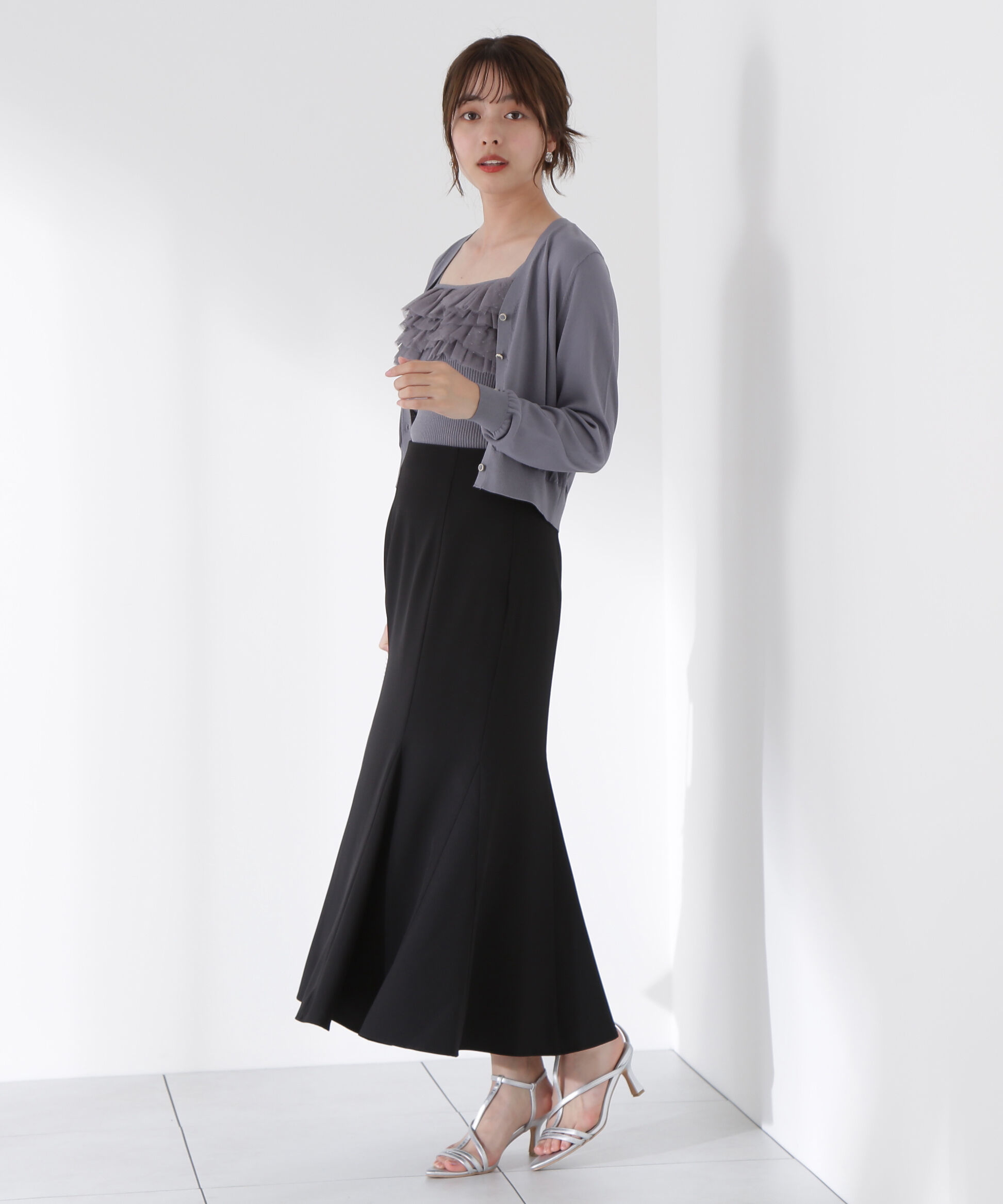 PROPORTION BODY DRESSING「ハイウエストマーメイドスカート」|スカート|