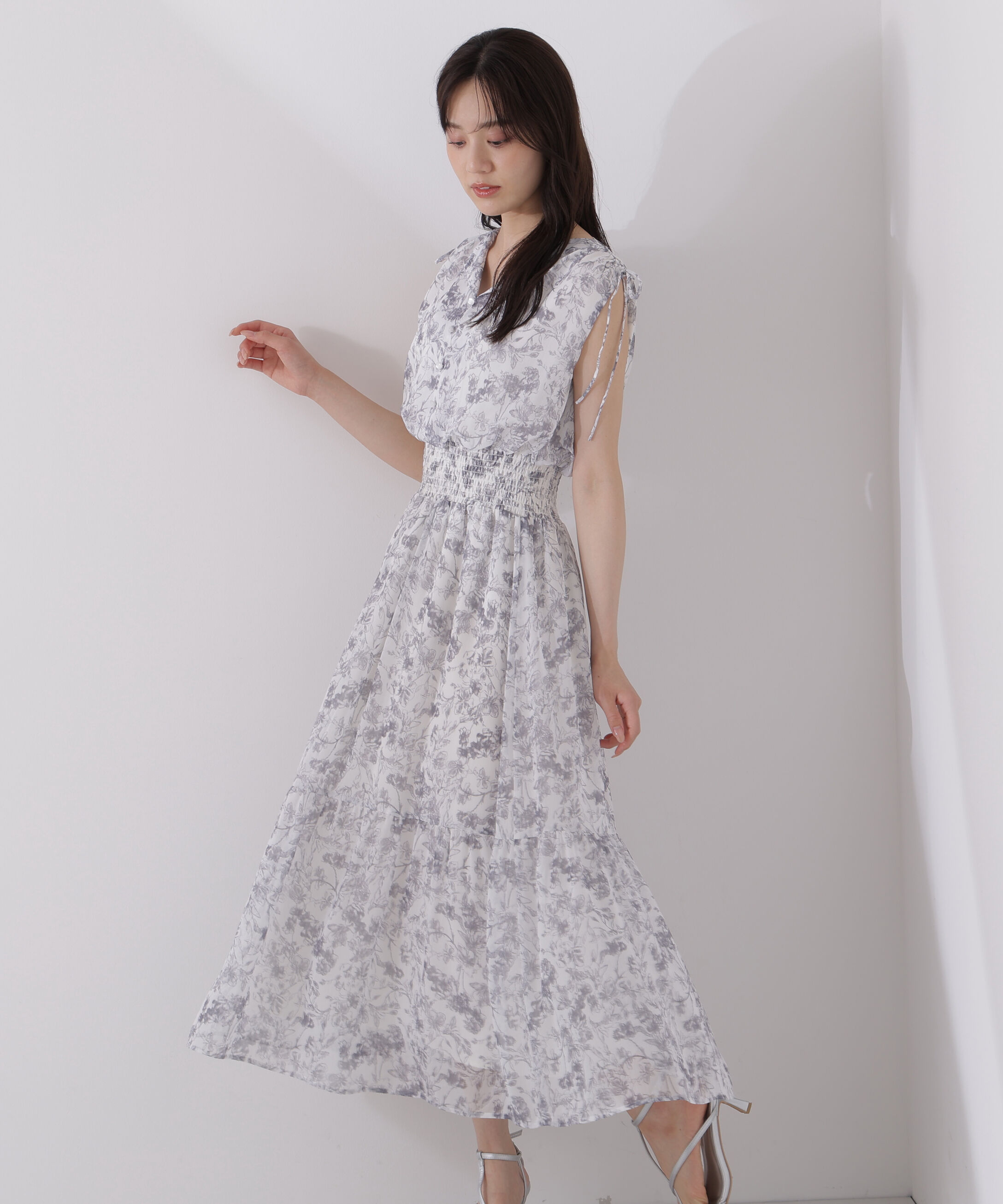 PROPORTION BODY DRESSING「花柄楊柳ワンピース」|ワンピース|