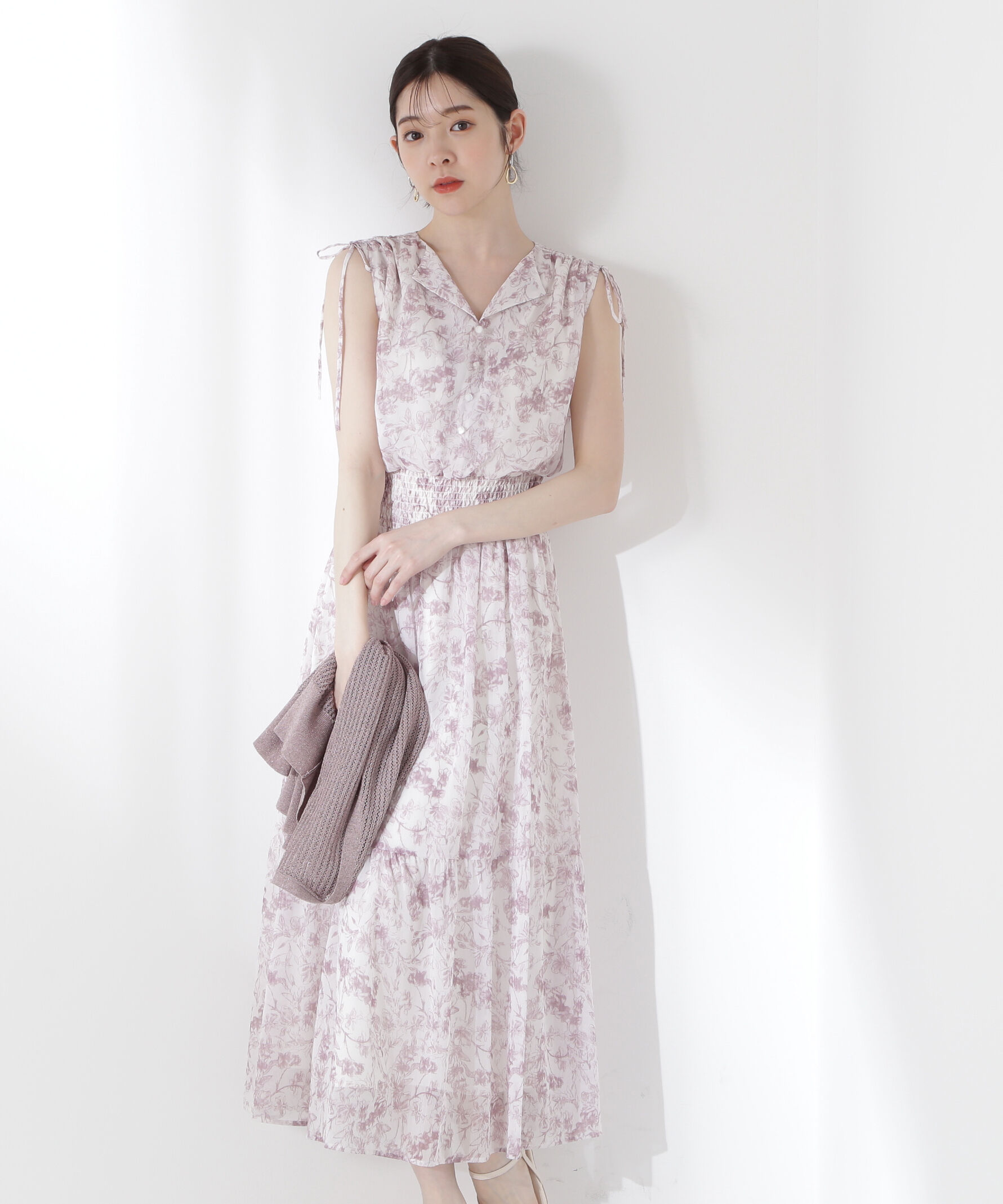 PROPORTION BODY DRESSING「花柄楊柳ワンピース」|ワンピース|