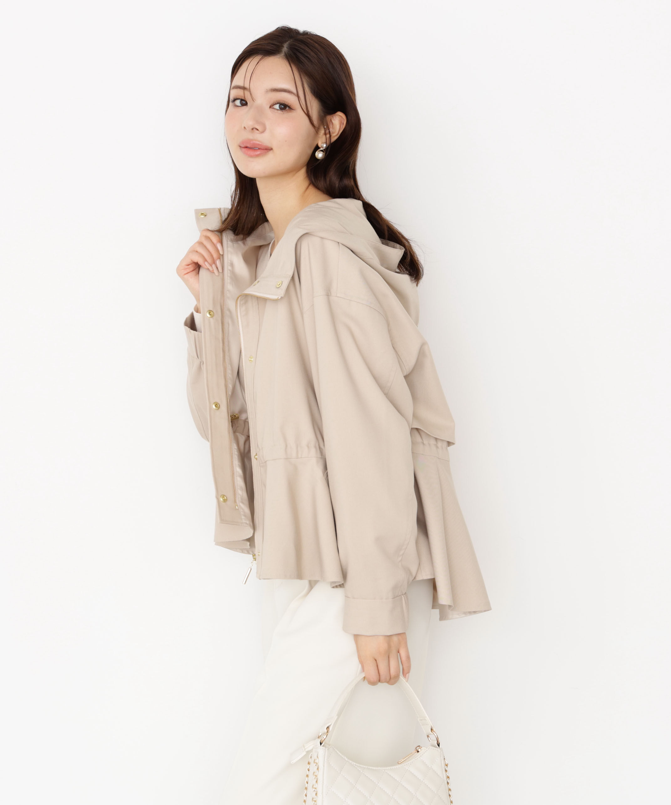 PROPORTION BODY DRESSING「フード付きマウンテンパーカー 25AW」|ブルゾン・スタジャン|