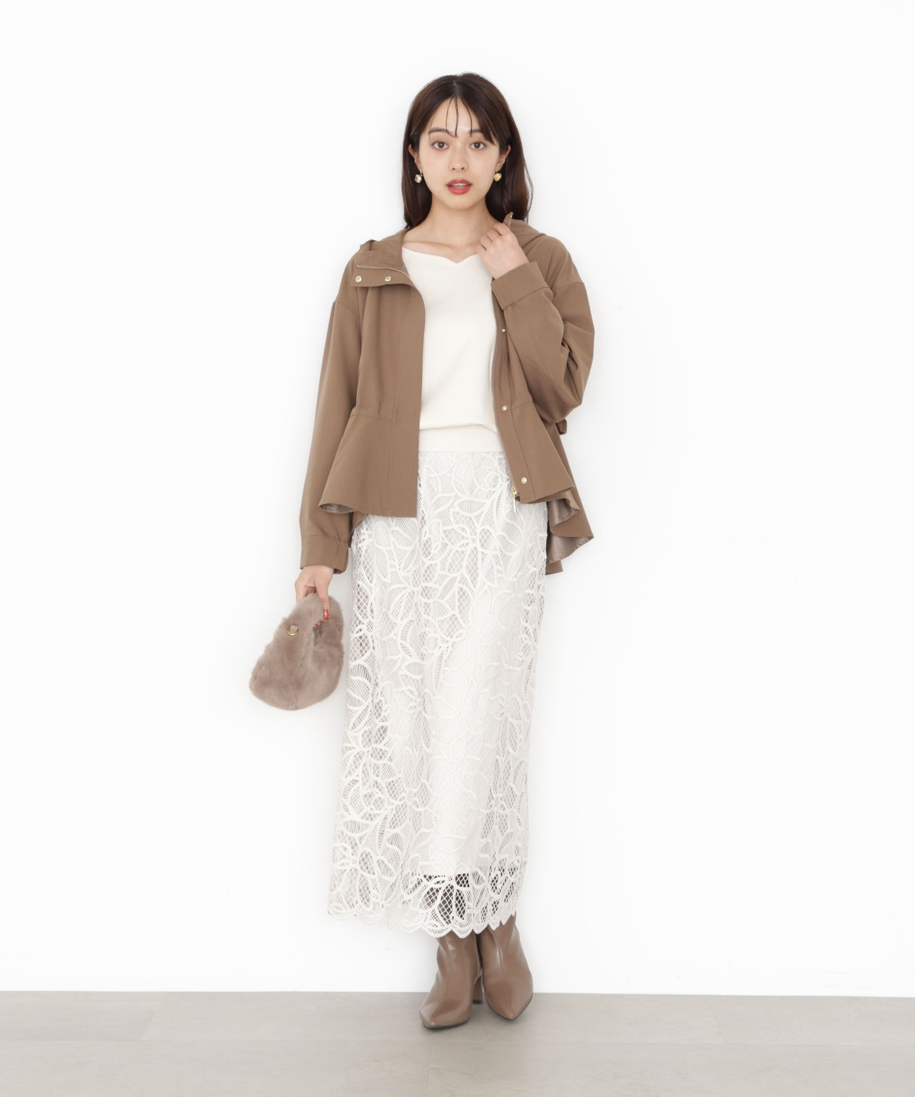 PROPORTION BODY DRESSING「フード付きマウンテンパーカー 25AW」|ブルゾン・スタジャン|