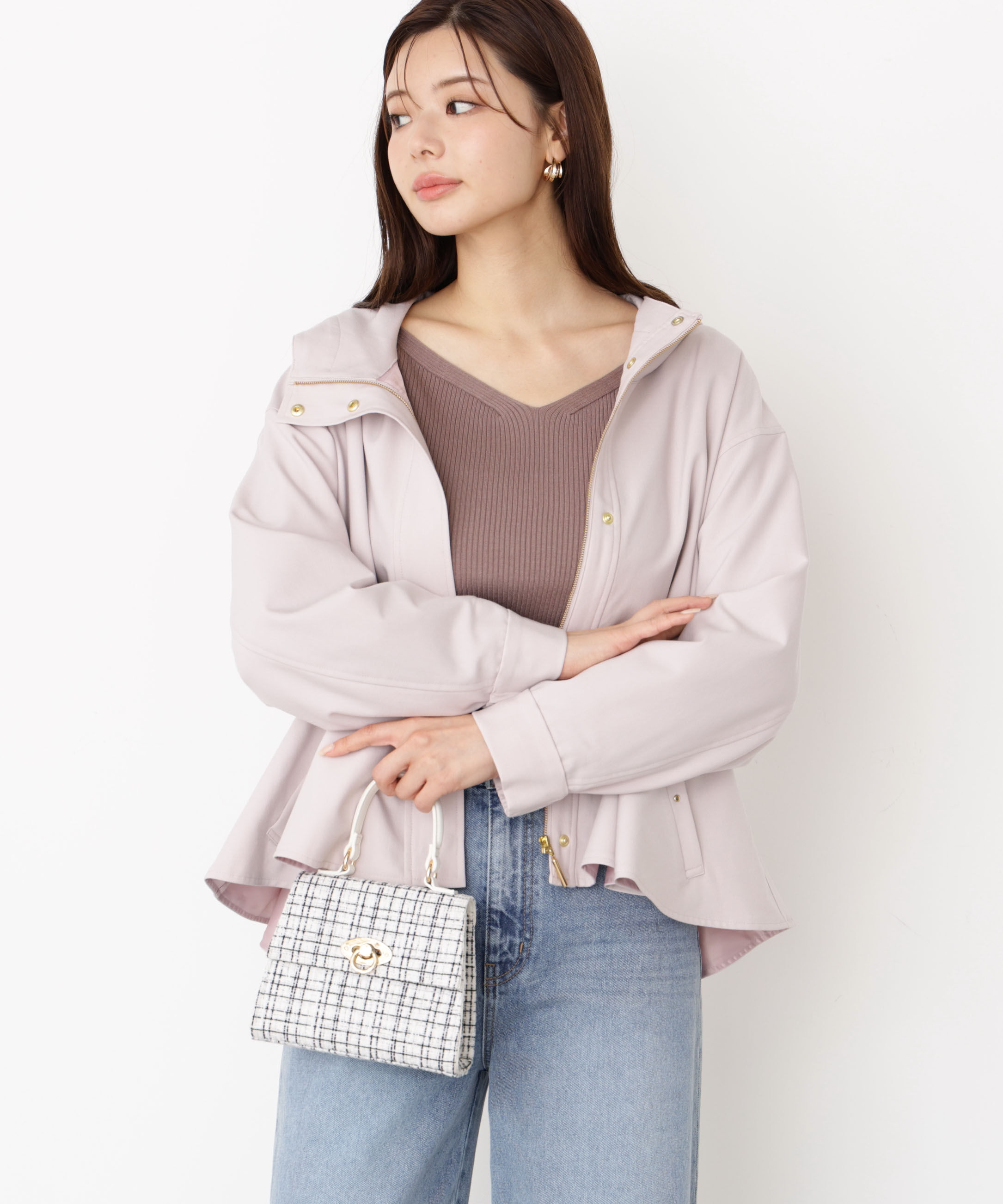 PROPORTION BODY DRESSING「フード付きマウンテンパーカー 25AW」|ブルゾン・スタジャン|