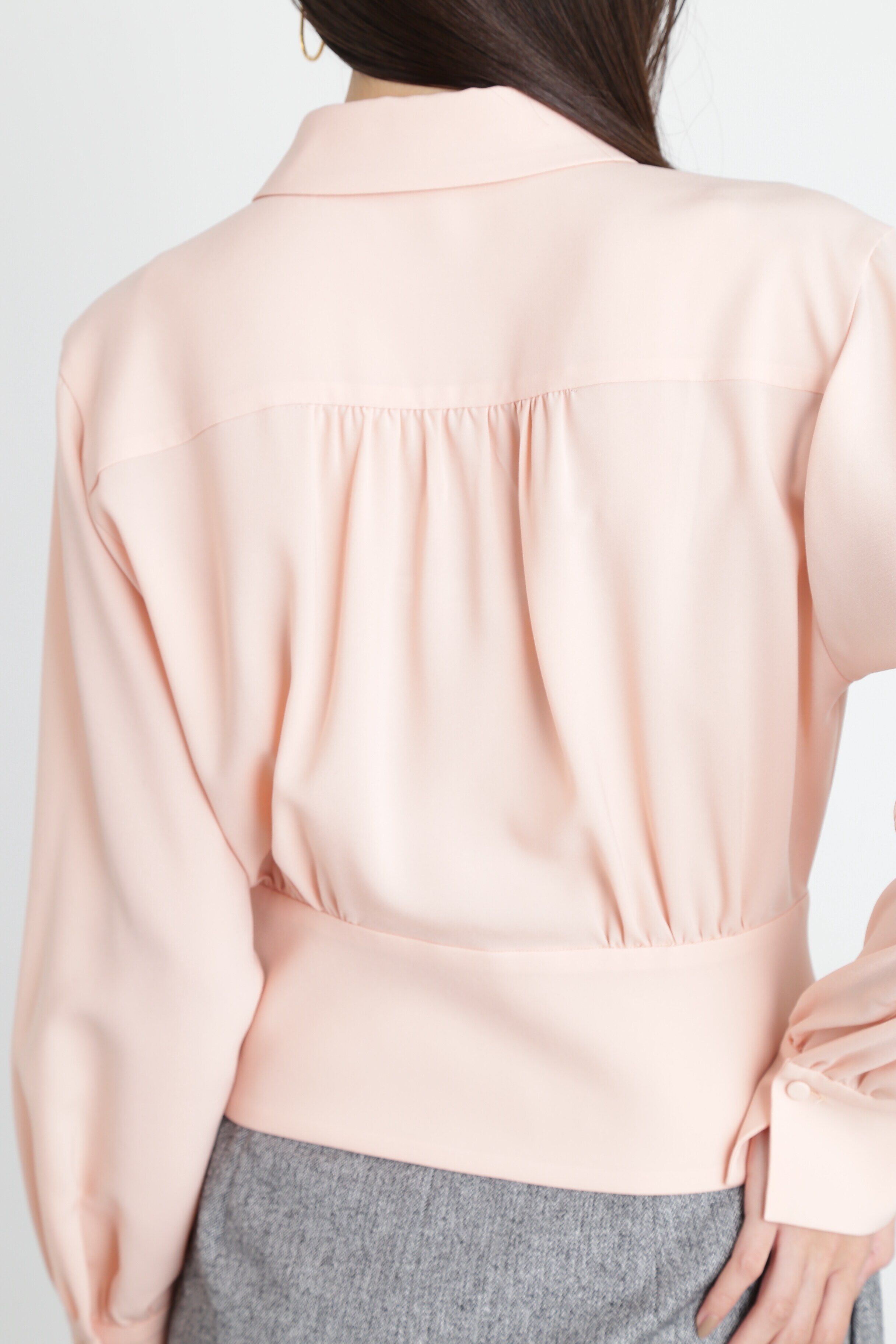  「◆シャツカラーブラウジングブラウス」|シャツ・ブラウス|