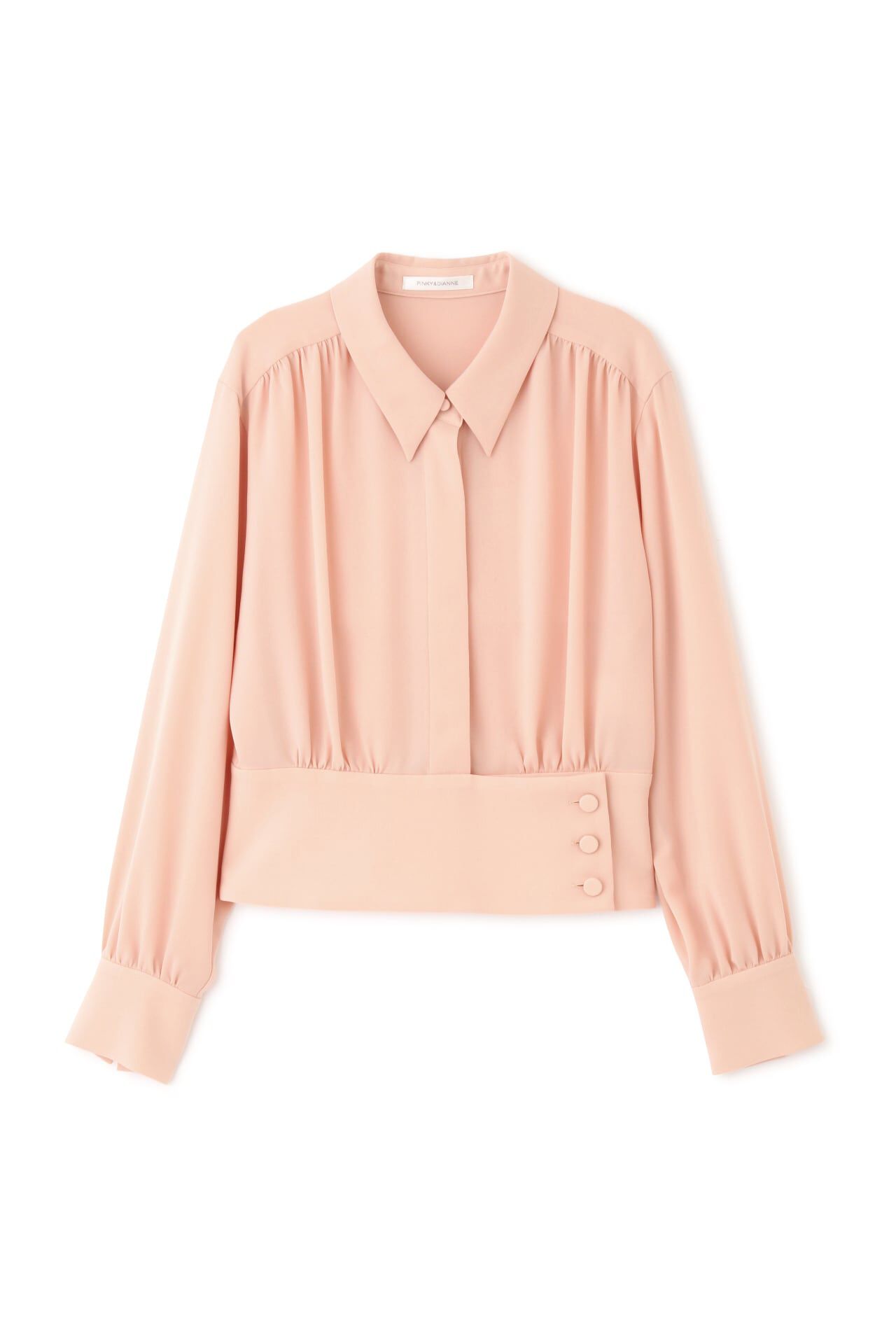  「◆シャツカラーブラウジングブラウス」|シャツ・ブラウス|