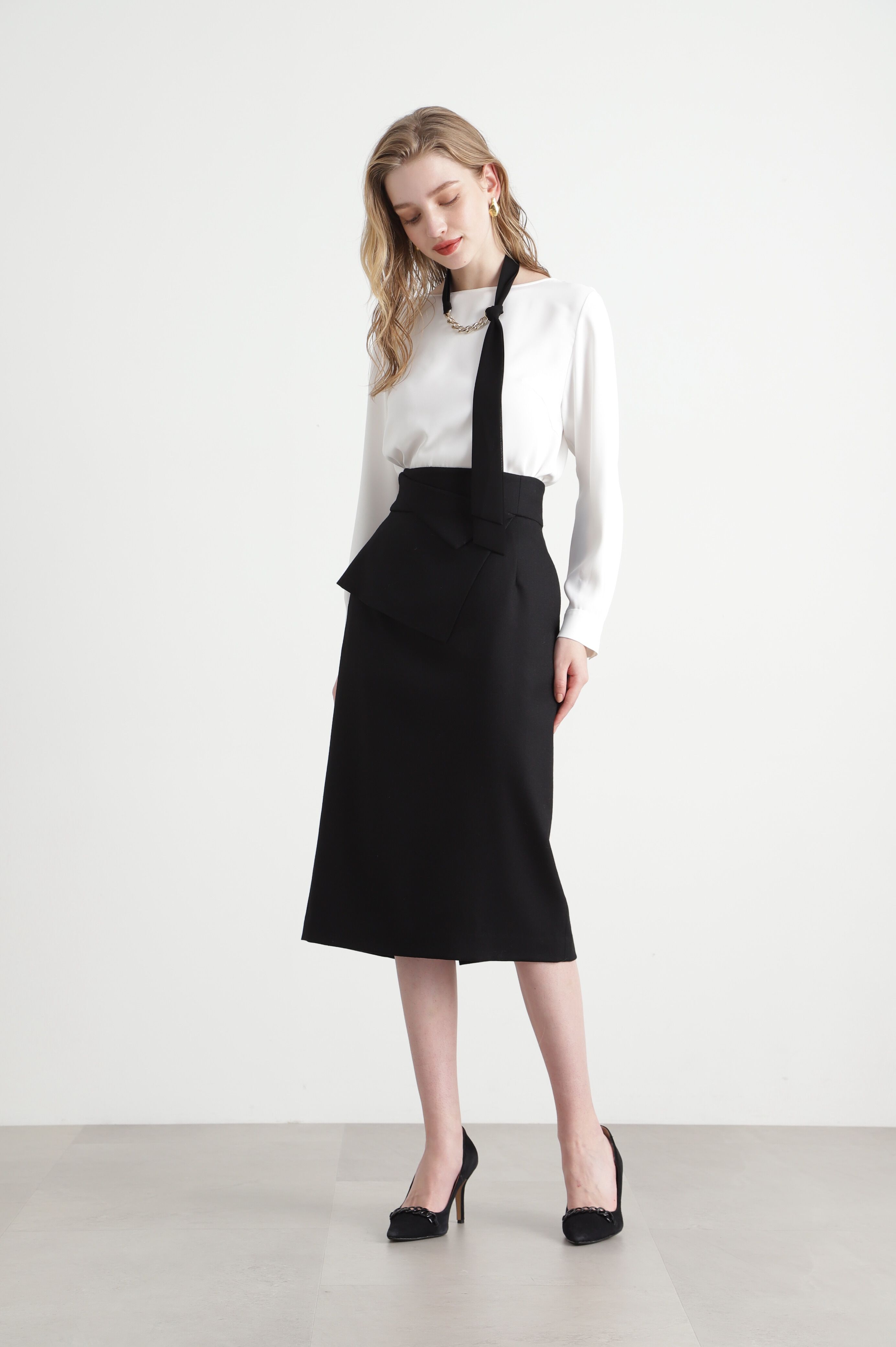  「◆チェーンリボンブラウス」|シャツ・ブラウス|